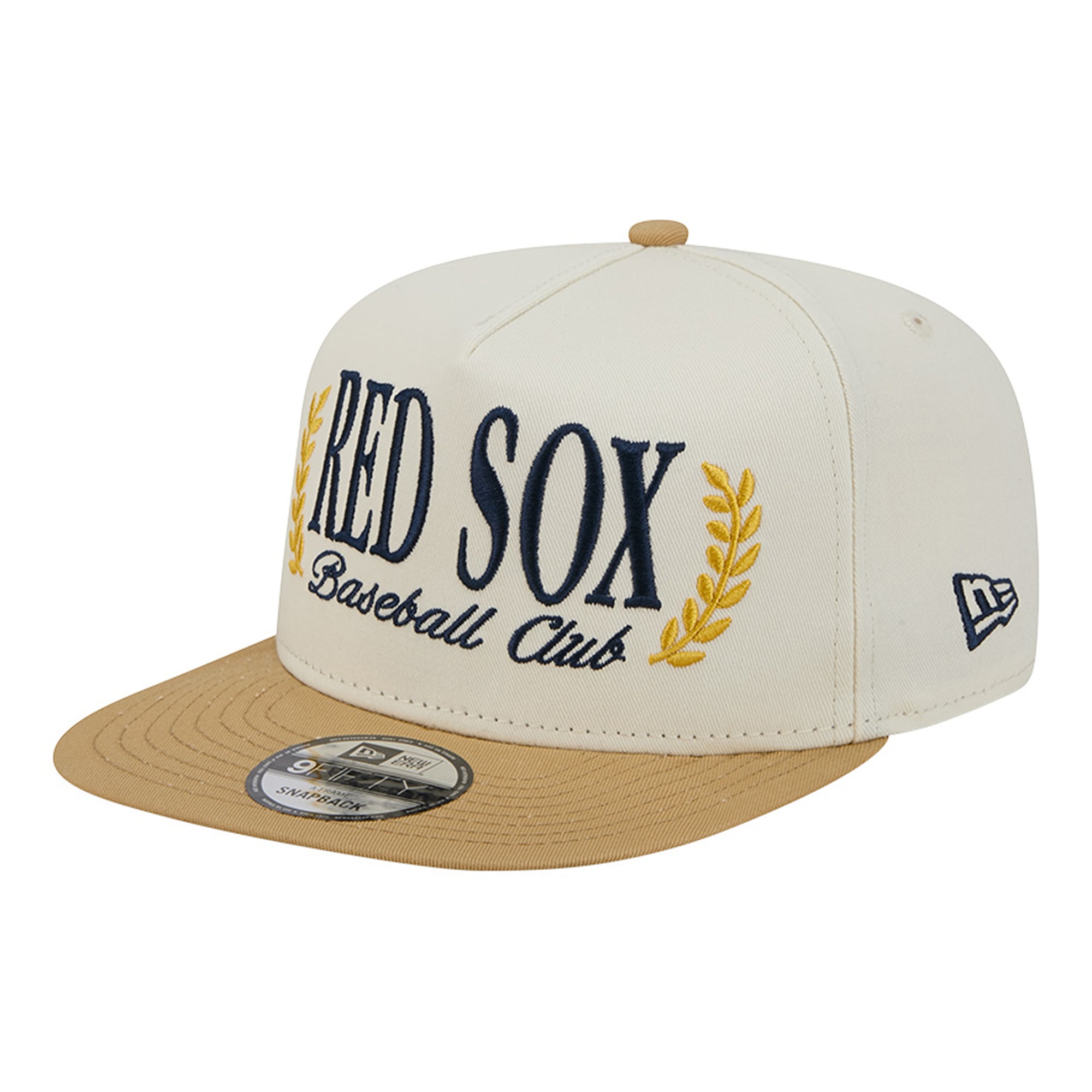 Casquette snapback New Era crème Boston Red Sox Club 9FIFTY pour homme