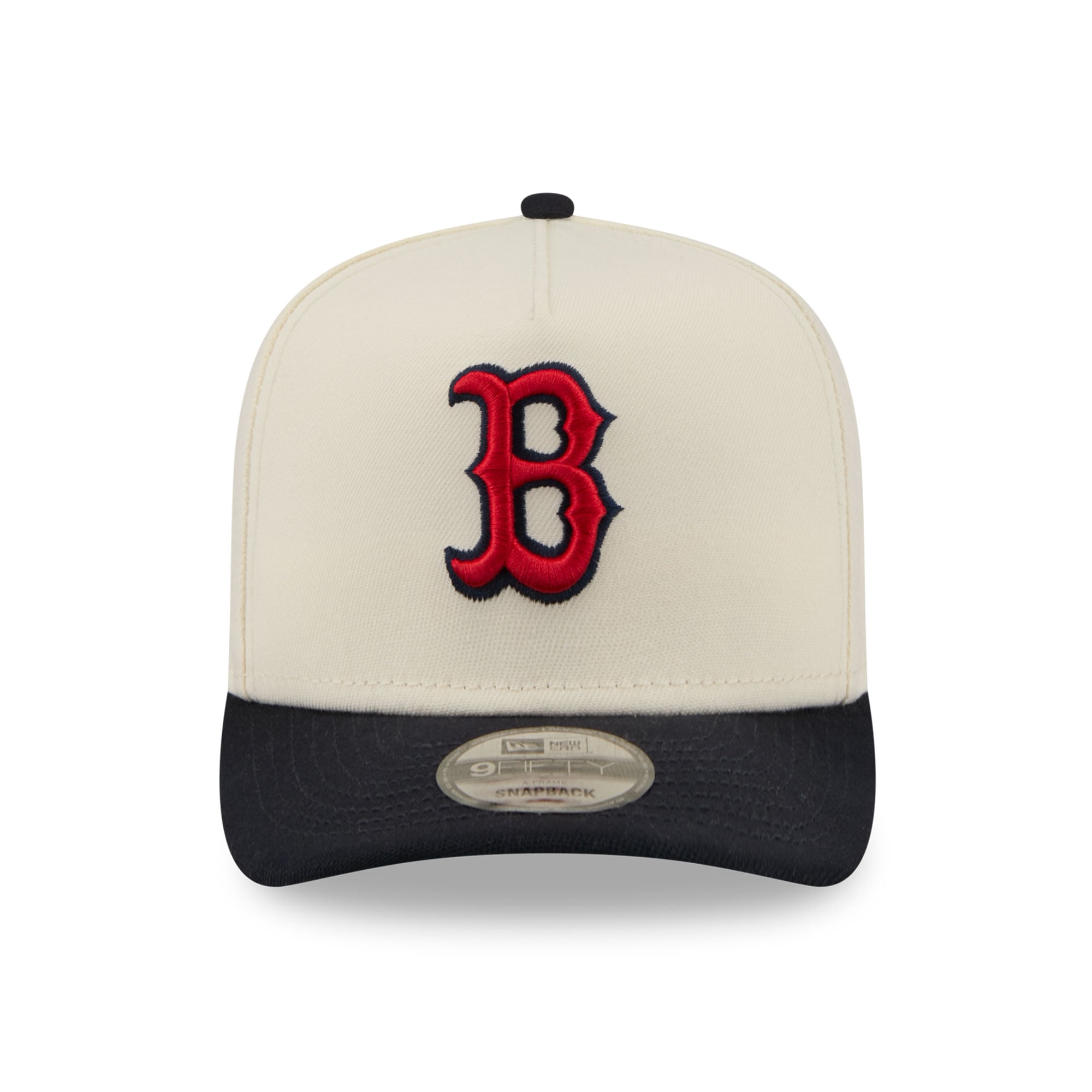 Casquette snapback New Era crème Boston Red Sox 9FIFTY pour homme