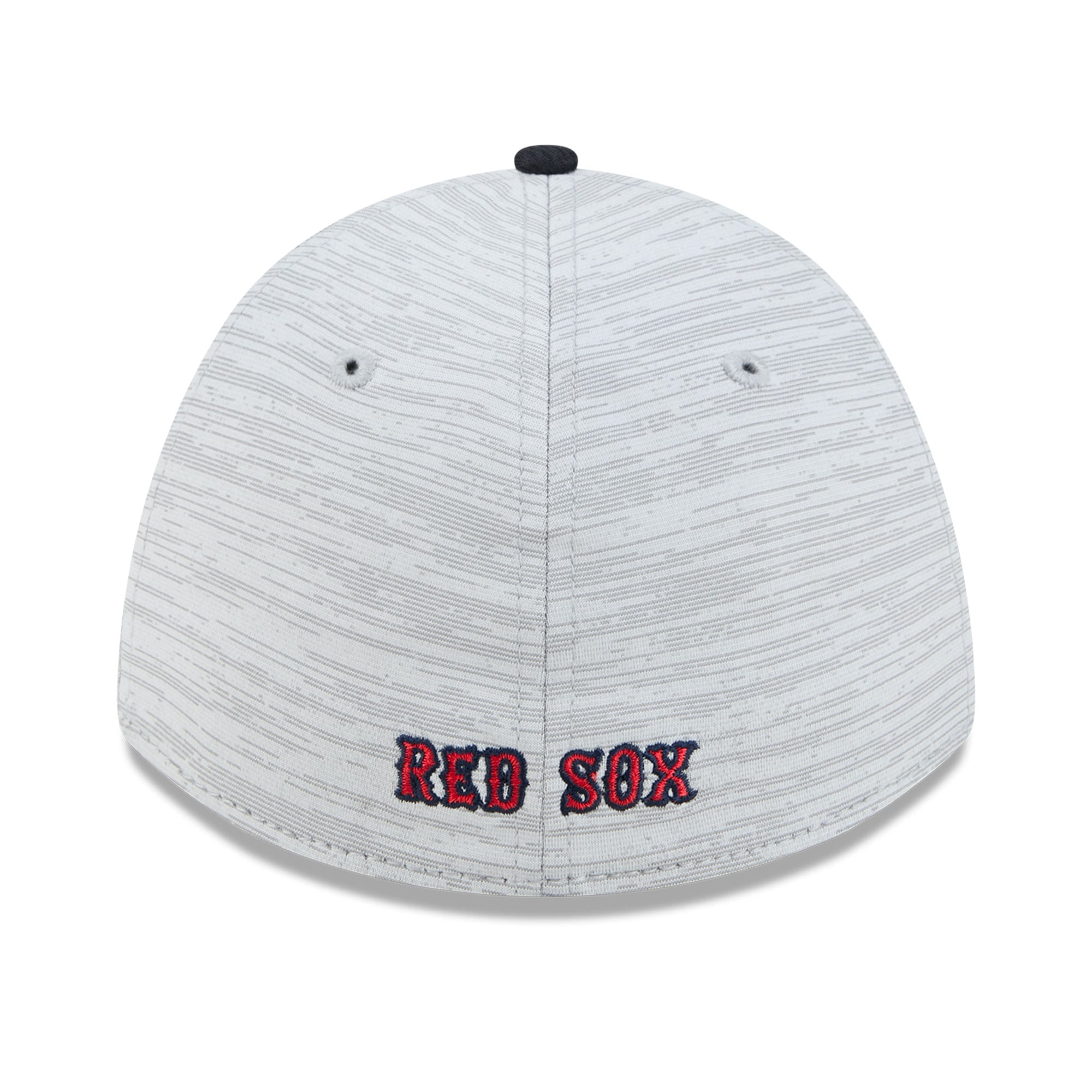 Casquette New Era Tech 39THIRTY Flex grise et marine Boston Red Sox pour homme