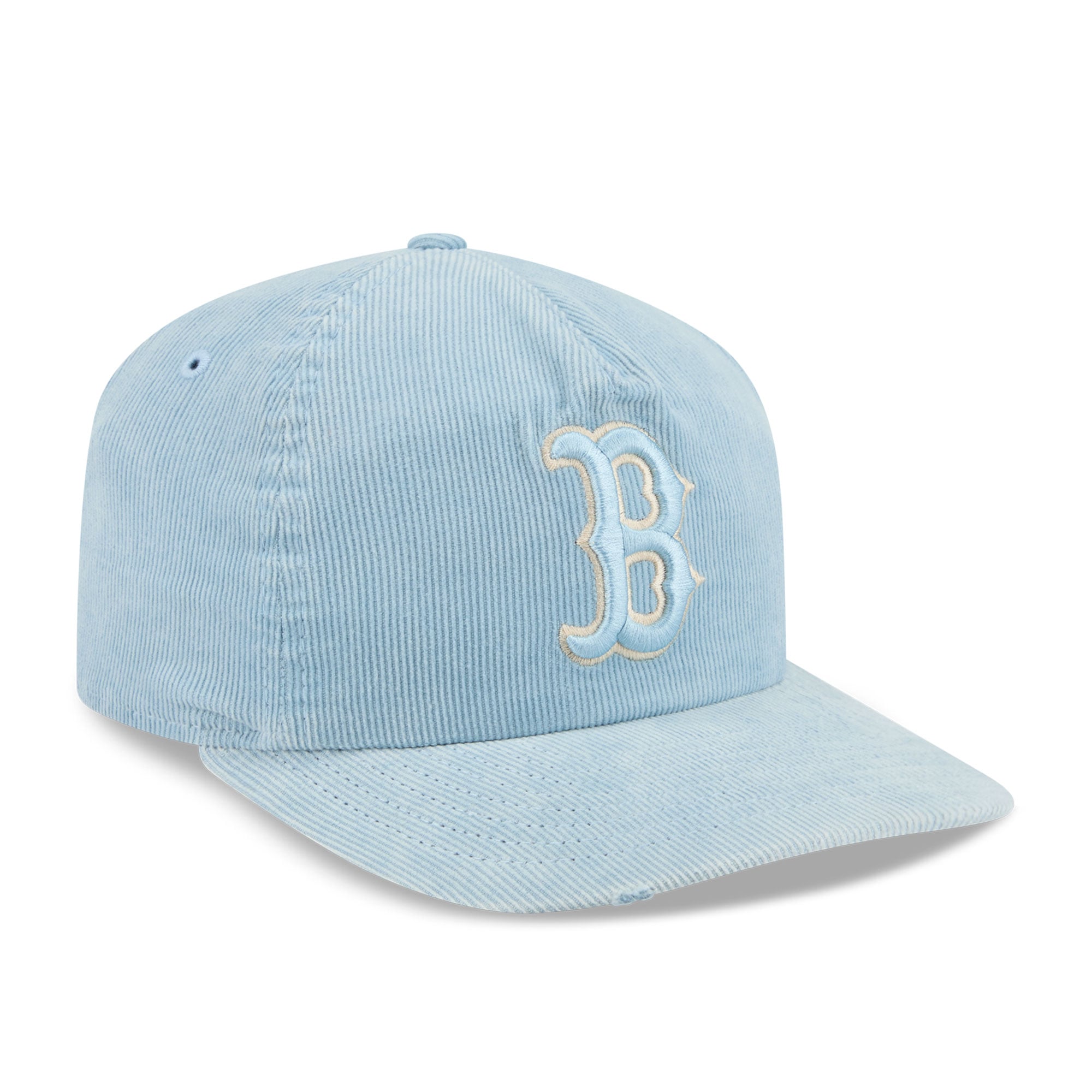 Casquette ajustable New Era 19TWENTY en velours côtelé bleu clair pour homme