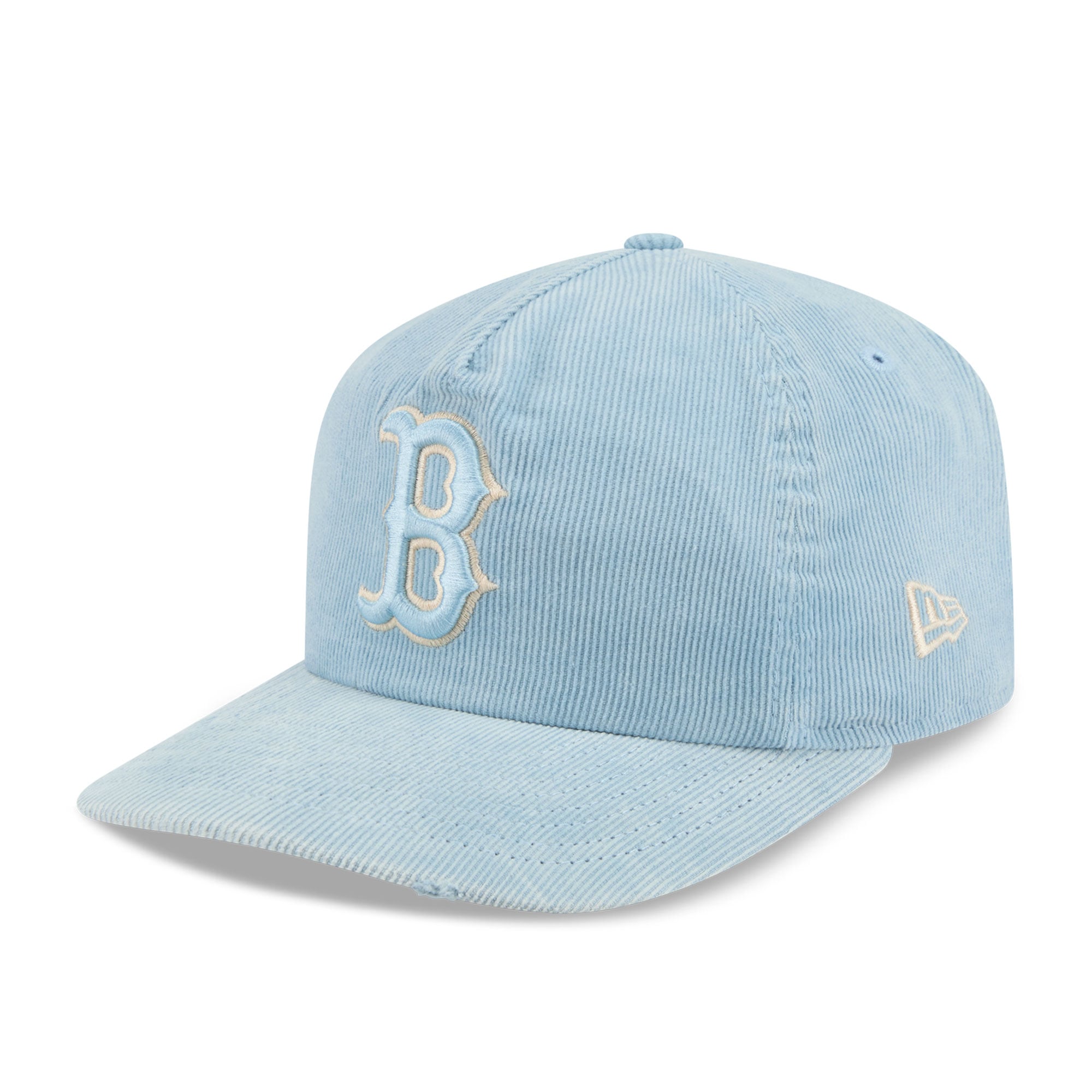 Casquette ajustable New Era 19TWENTY en velours côtelé bleu clair pour homme