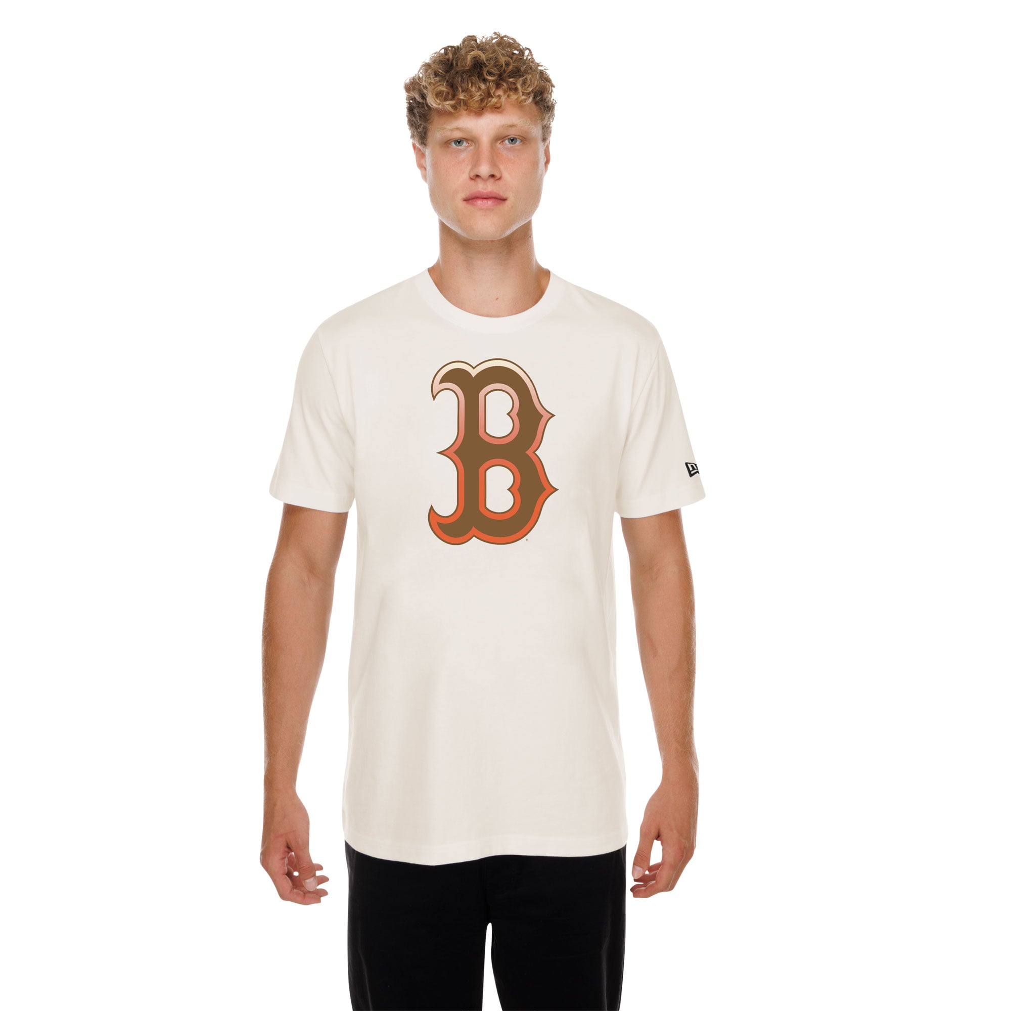 T-shirt homme New Era Natural Boston Red Sox Pumpkin Spice
