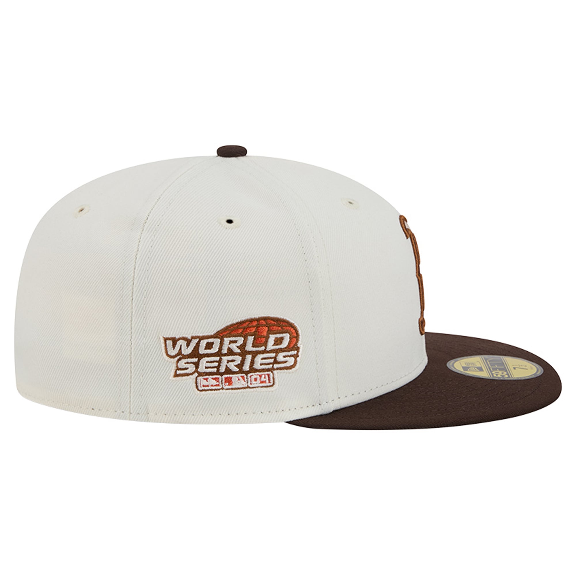 Men's New Era Natural/Brown Boston Red Sox Pumpkin Spice 59FIFTY Fitted Hat