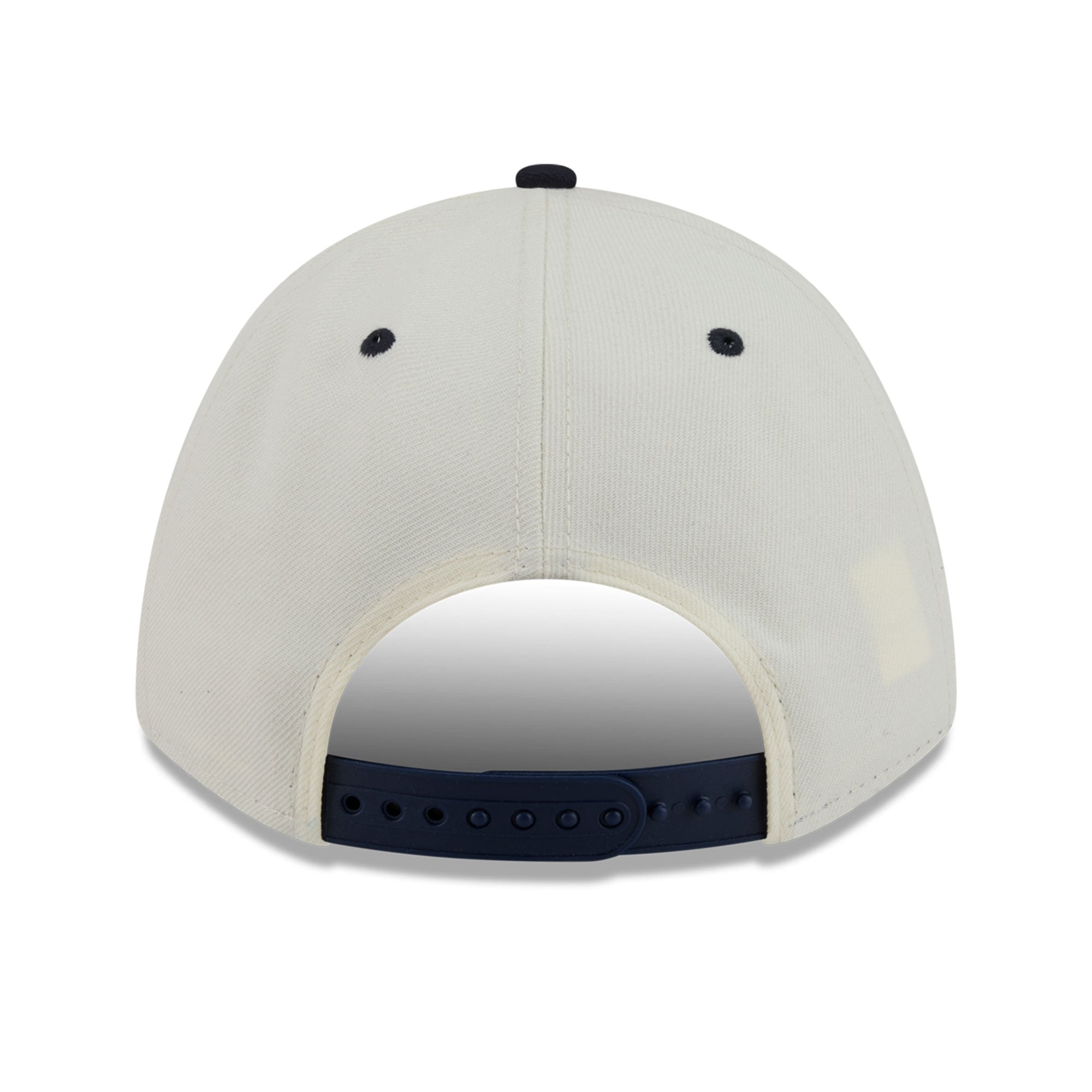 Men's New Era Natural/Navy Boston Red Sox Arch 9FORTY A-Frame M-Crown Adjustable Hat