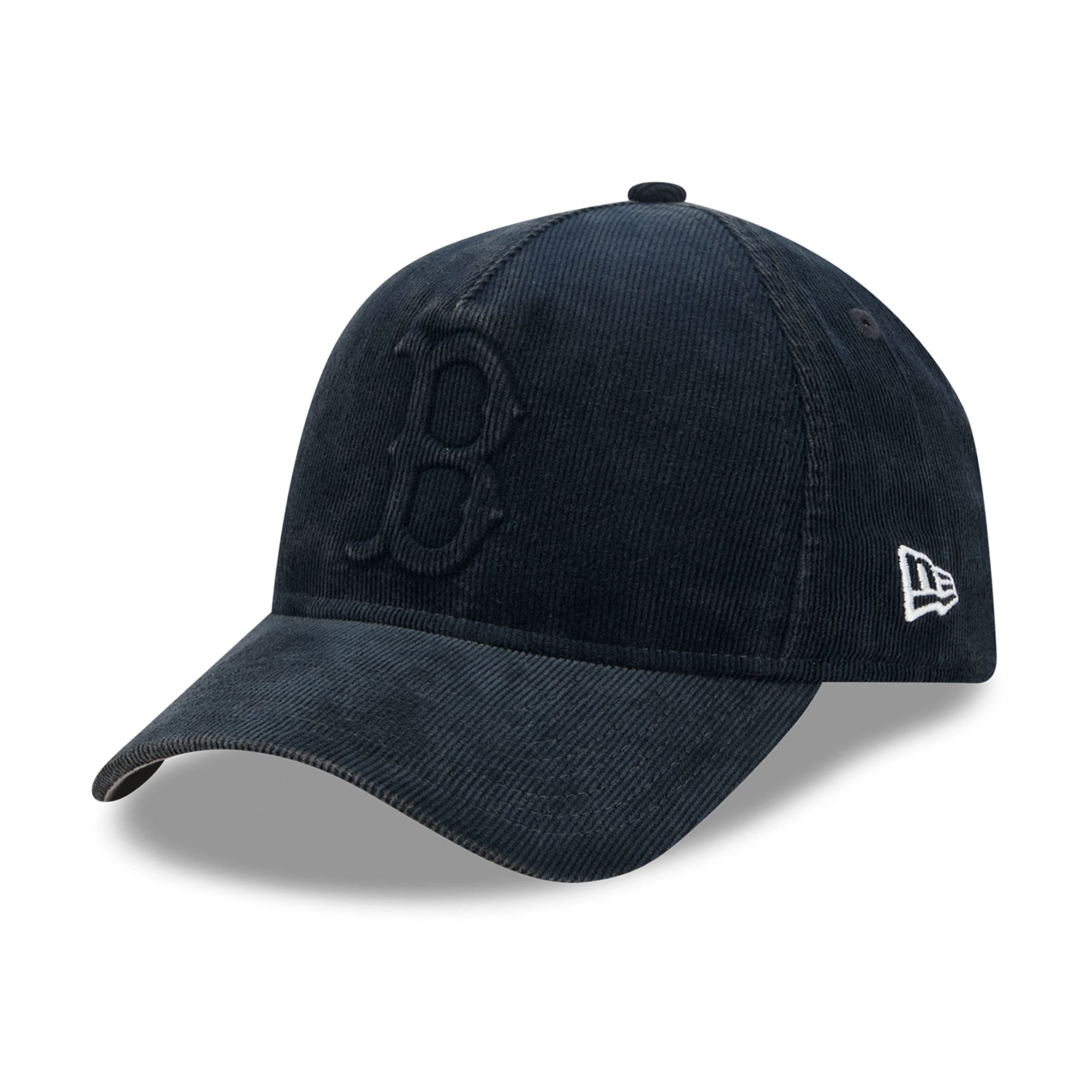 Casquette New Era pour homme, bleu marine, Boston Red Sox, match des étoiles 1999, patch latéral, velours côtelé ton sur ton, modèle 9FORTY à monture A ajustable.