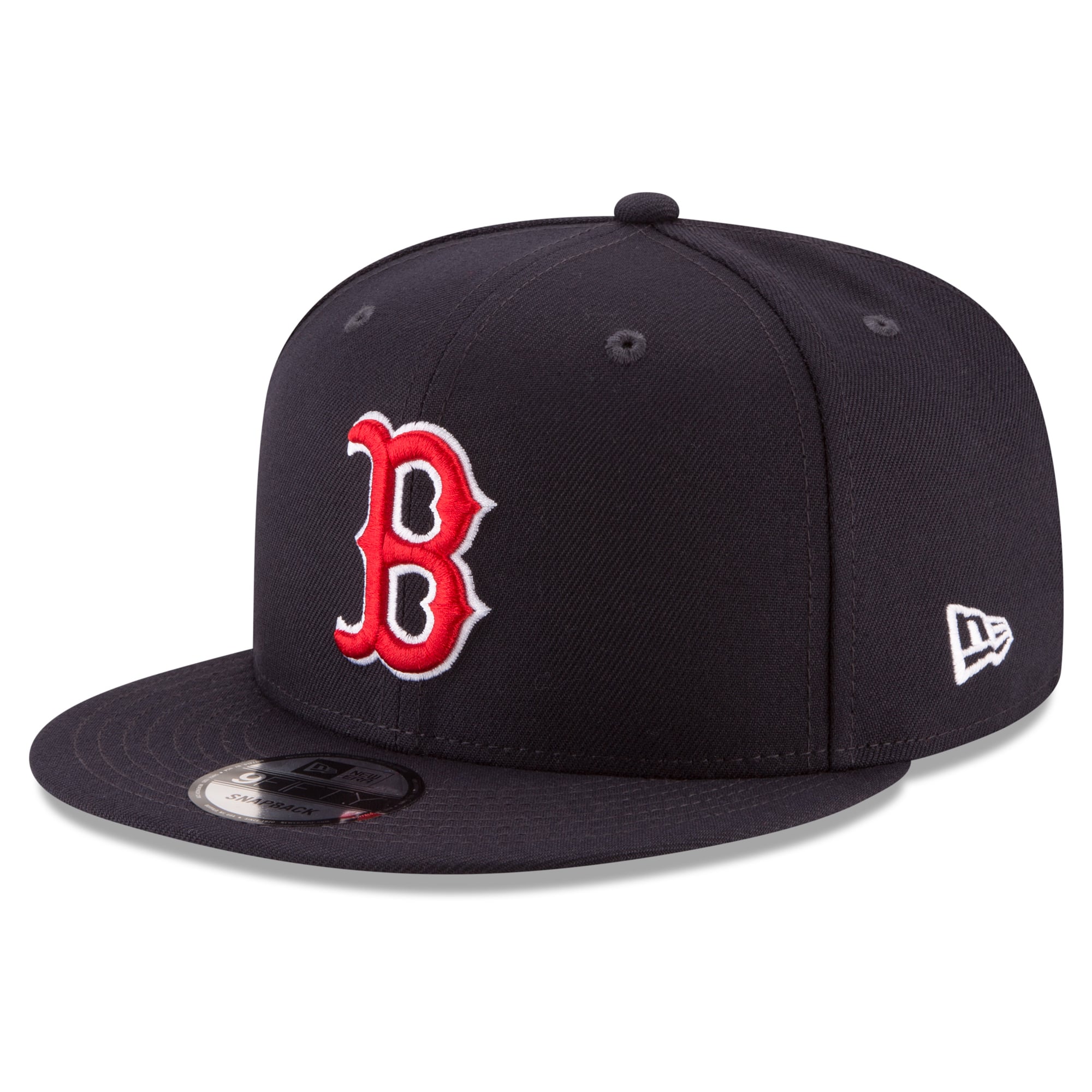 Casquette snapback New Era 9FIFTY pour homme, bleu marine, Boston Red Sox, écusson latéral des séries éliminatoires de la MLB 2026