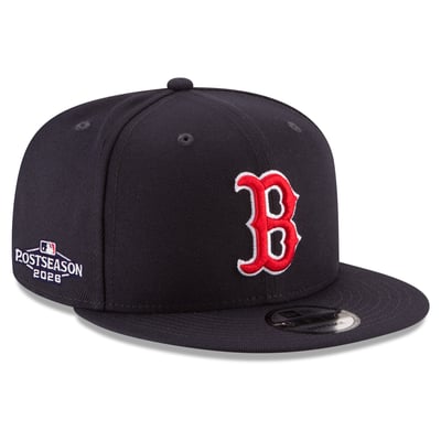 Boston Red Sox New Era 2026 MLB Postseason Side Patch 9FIFTY Snapback Hat - Navy
