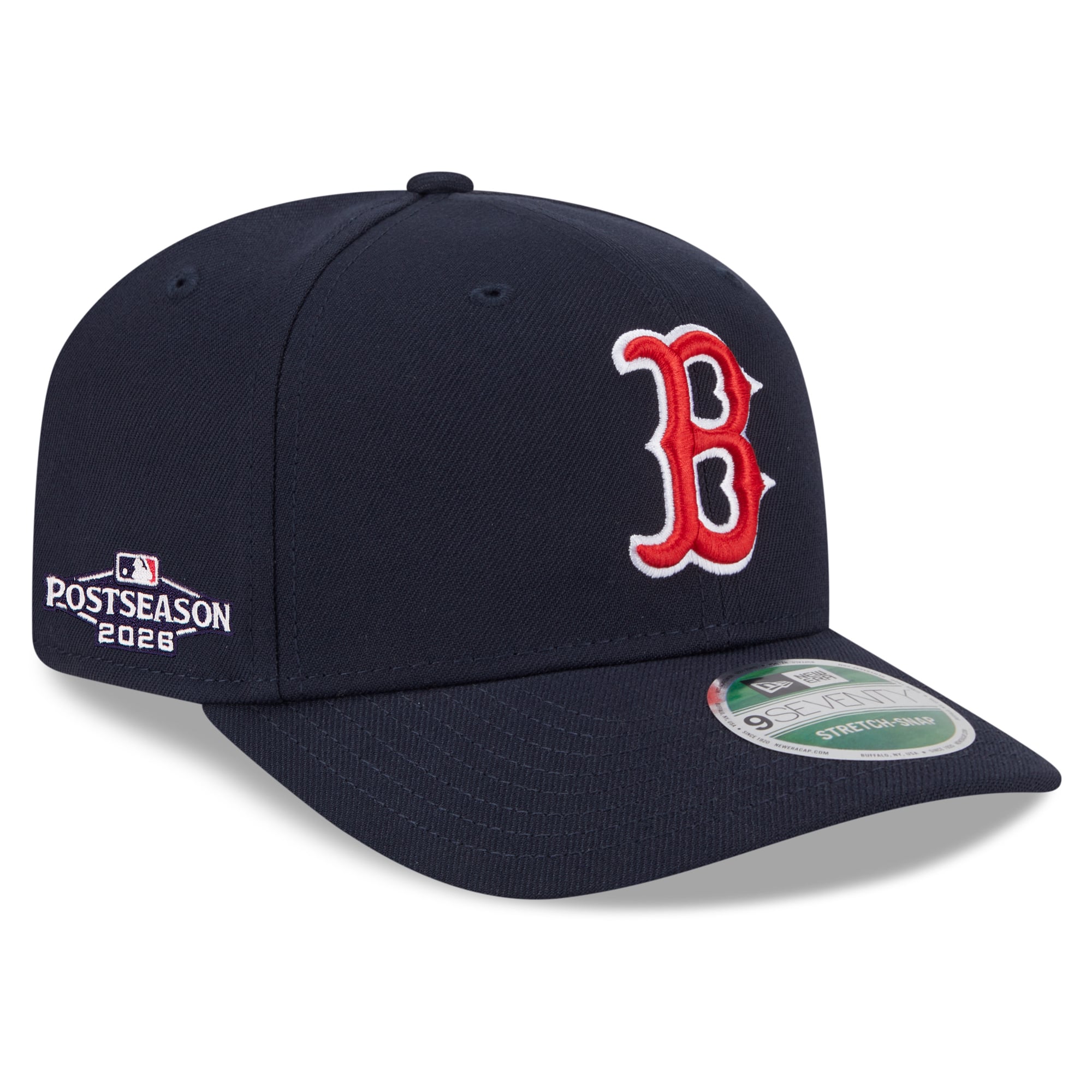 Casquette ajustable New Era bleu marine Boston Red Sox 2026 MLB Postseason 9SEVENTY pour homme