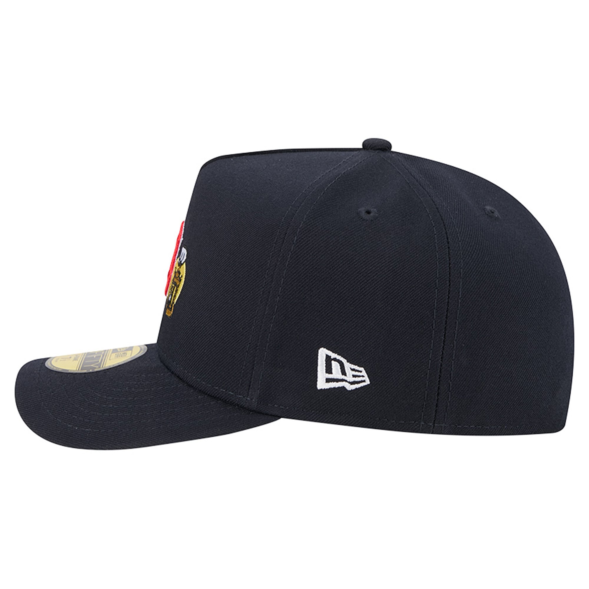 Men's New Era Navy Boston Red Sox Cartoon A-Frame 59FIFTY Fitted Hat