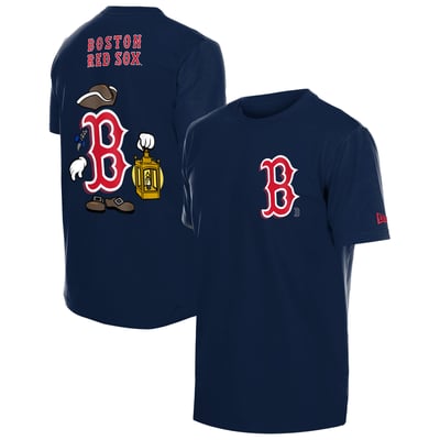 Boston Red Sox New Era Cartoon Logo T-Shirt - Navy