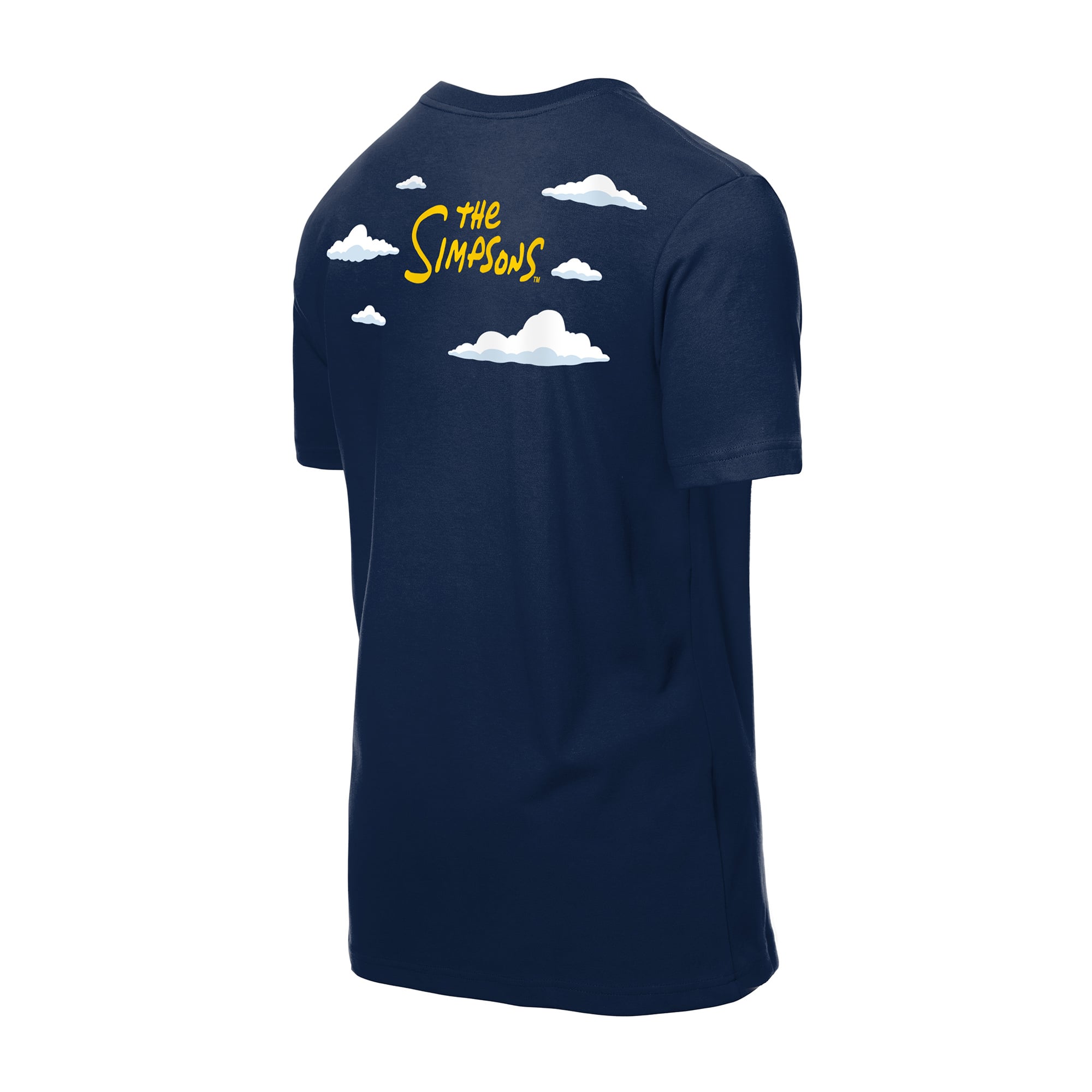 T-shirt homme New Era bleu marine Boston Red Sox MLB x Simpsons 2026 Collab Clouds
