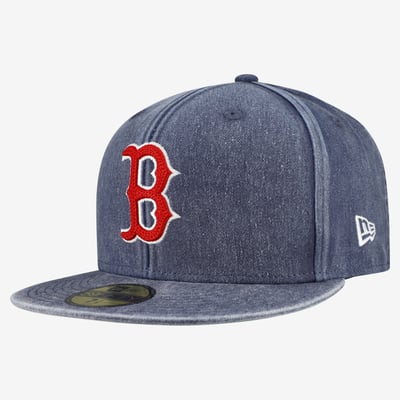  Boston Red Sox New Era Washed 59FIFTY Fitted Hat - Navy
