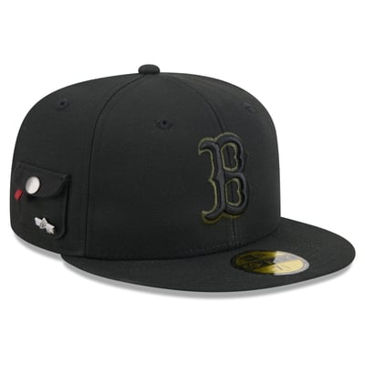 Boston Red Sox New Era x Alpha Industries 59FIFTY Fitted Hat - Black