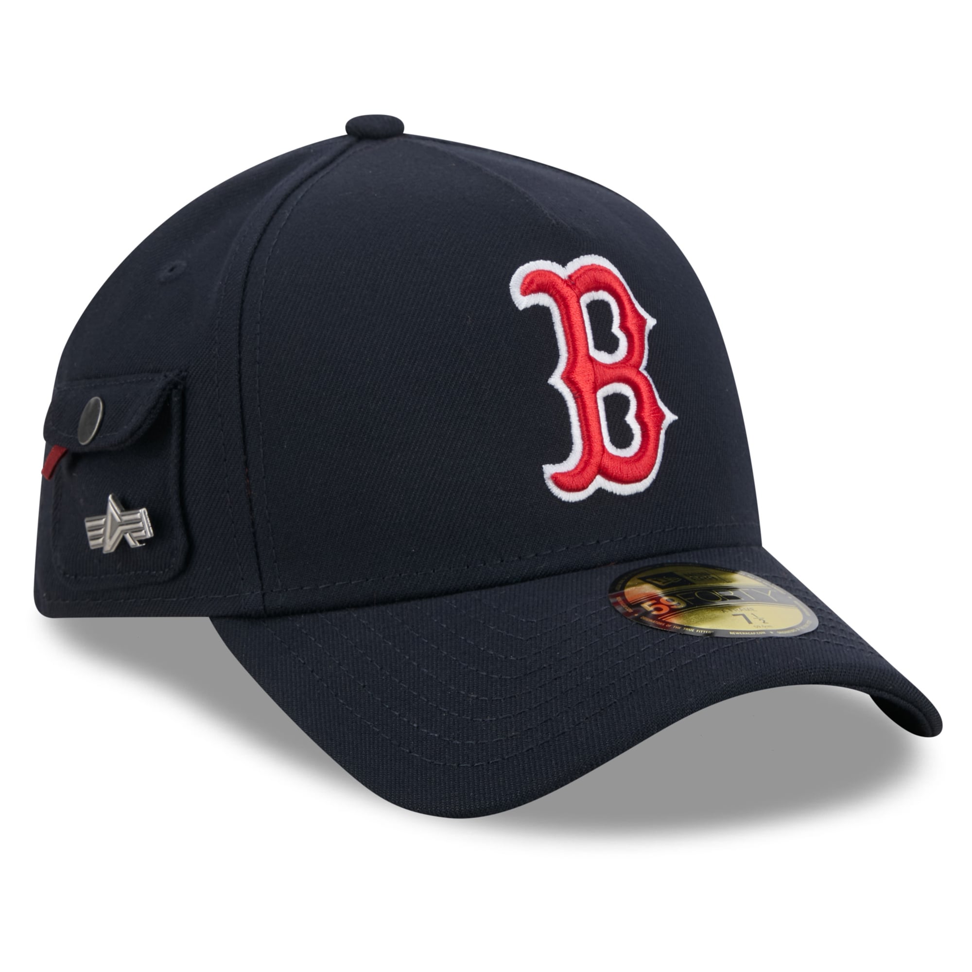 Casquette ajustée New Era x Alpha Industries bleu marine Boston Red Sox 59FORTY pour homme