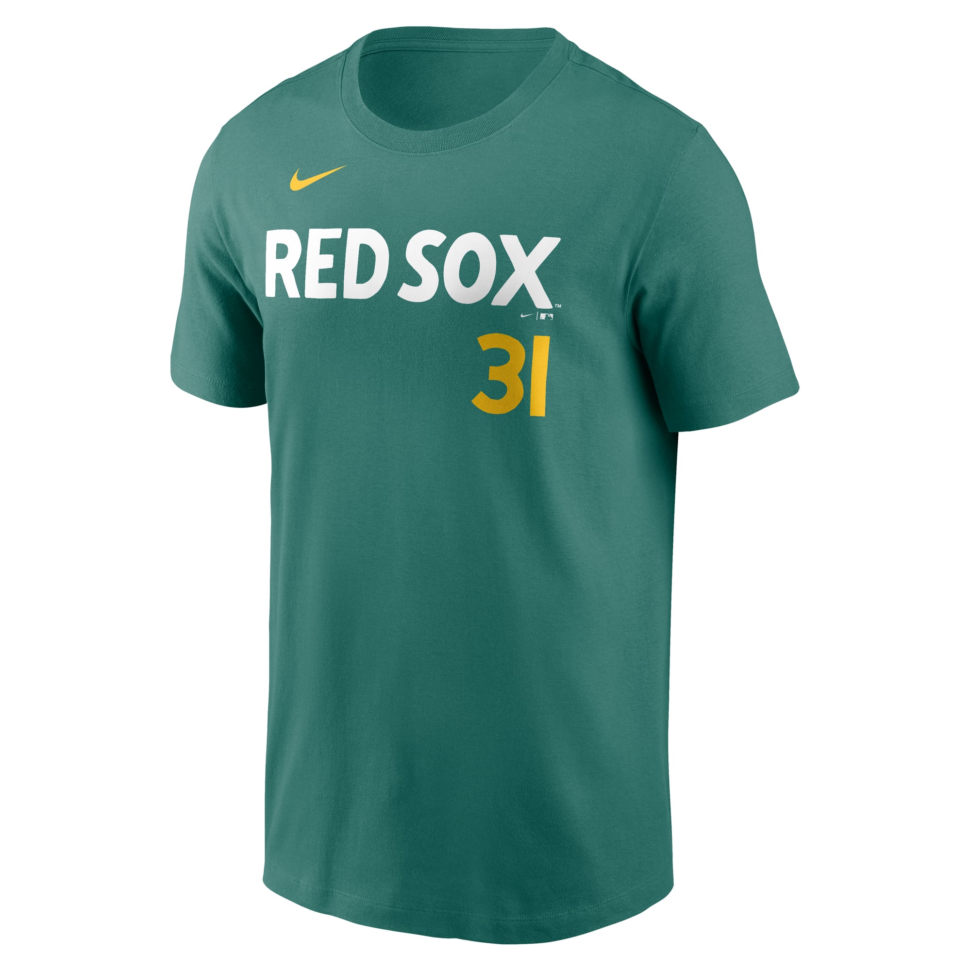 Men's Nike Adley Rutschman Navy Boston Red Sox Name & Number T-Shirt