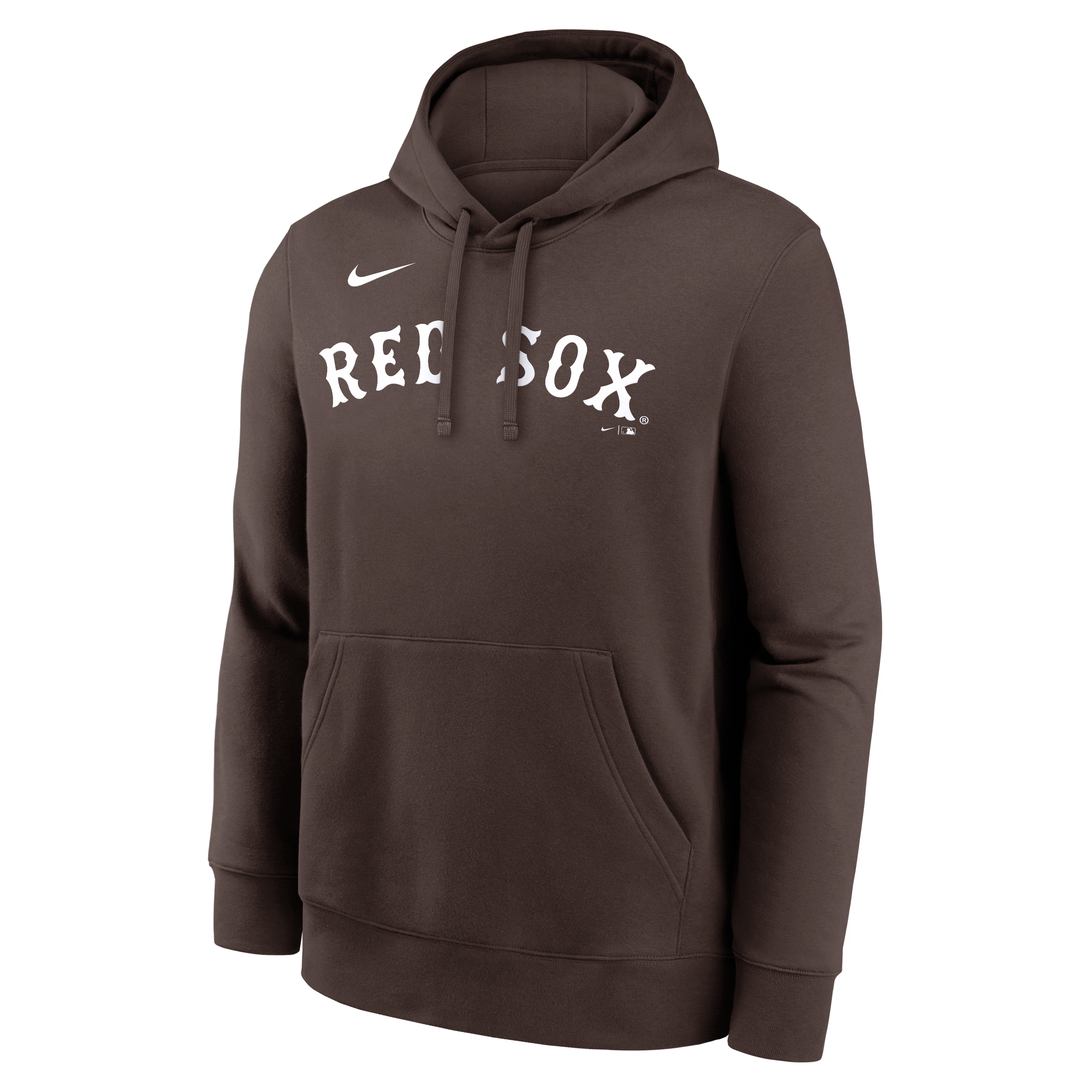 Sweat à capuche en polaire Nike marron Boston Red Sox Core Cinder Club pour homme