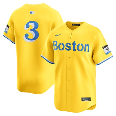 Ceddanne Rafaela Boston Red Sox Nike Alternate Limited Jersey - Gold