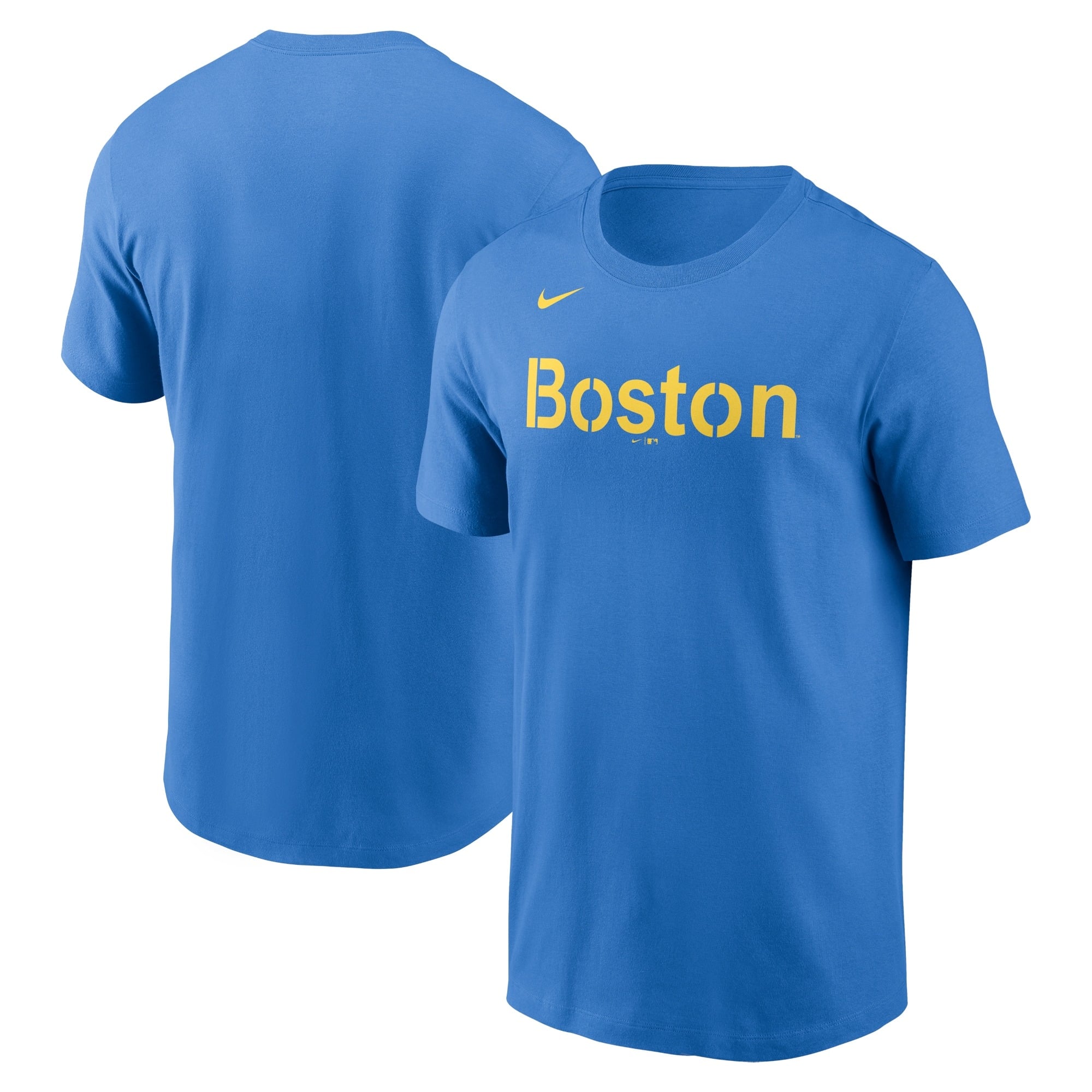 NIKE レッドソックス シティーコネクト ワードマーク ショートスリーブ Tシャツ ライトブルー