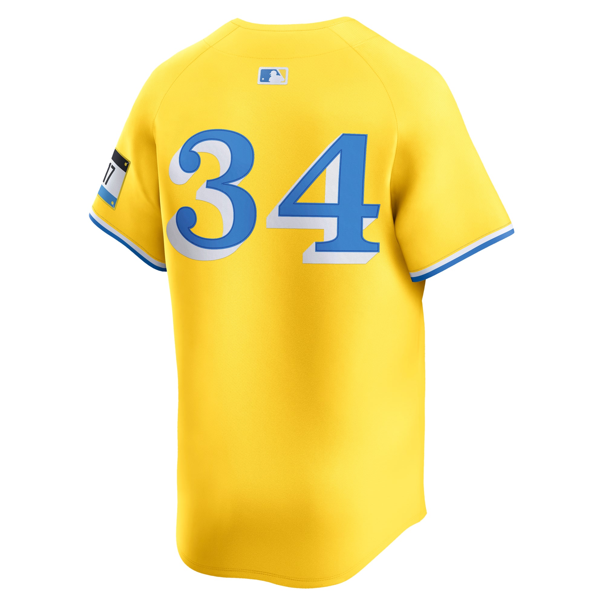Men's Nike David Ortiz Yellow Boston Red Sox Alternate 3 Limited Jersey