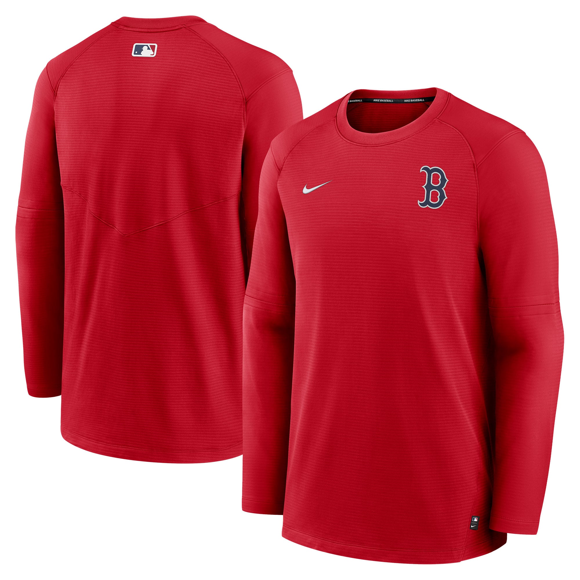 NIKE レッドソックス ドライフィット クルー ロングスリーブ トップ T 