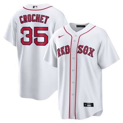 Garrett Crochet Boston Red Sox Nike Home Replica Jersey - White