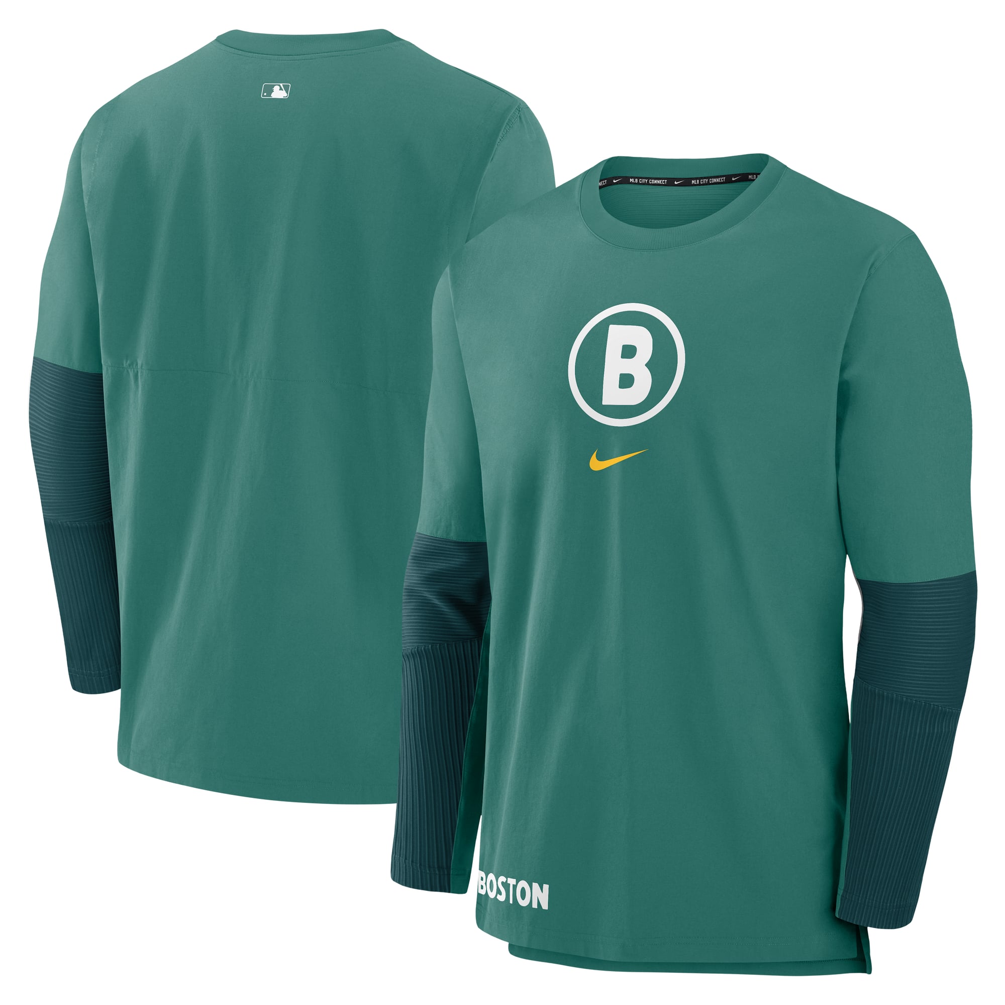 Pull léger Nike vert Boston Red Sox 2025 City Connect Authentic Collection Player Dri-FIT pour homme