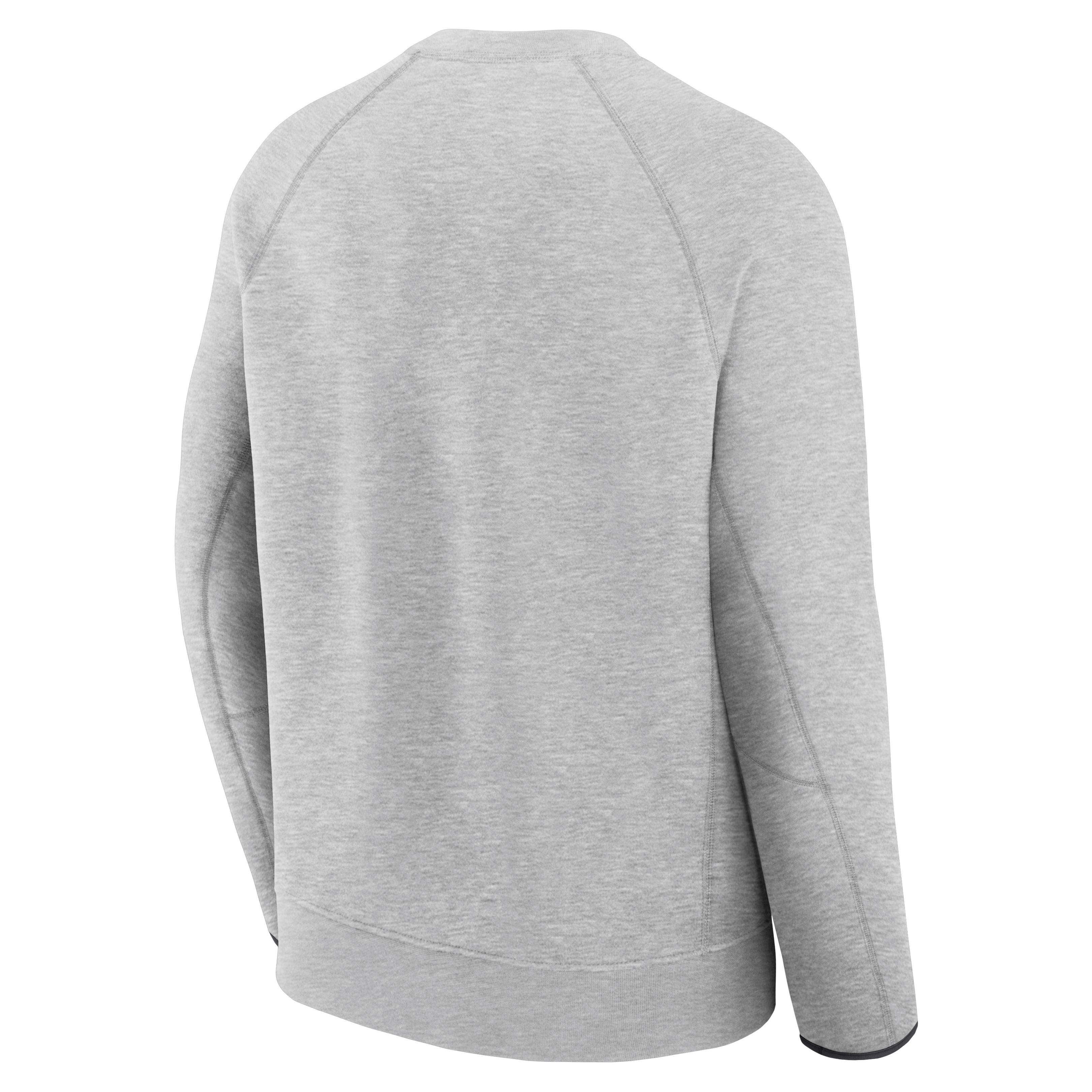 Men's Nike Heather Charcoal Boston Red Sox Tech Fleece Raglan Sweatshirt