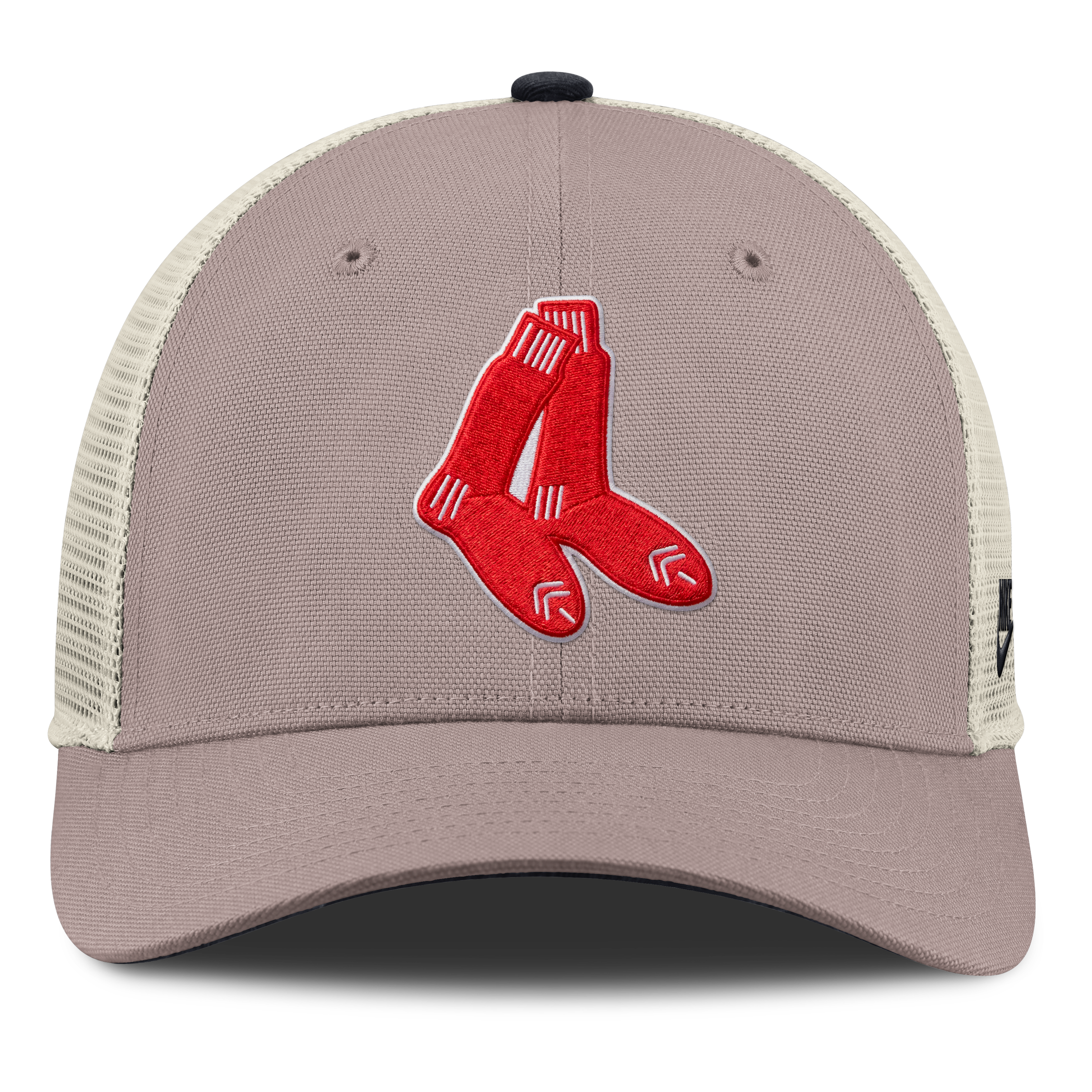 Casquette trucker ajustable Nike kaki Boston Red Sox Cooperstown Rise pour homme