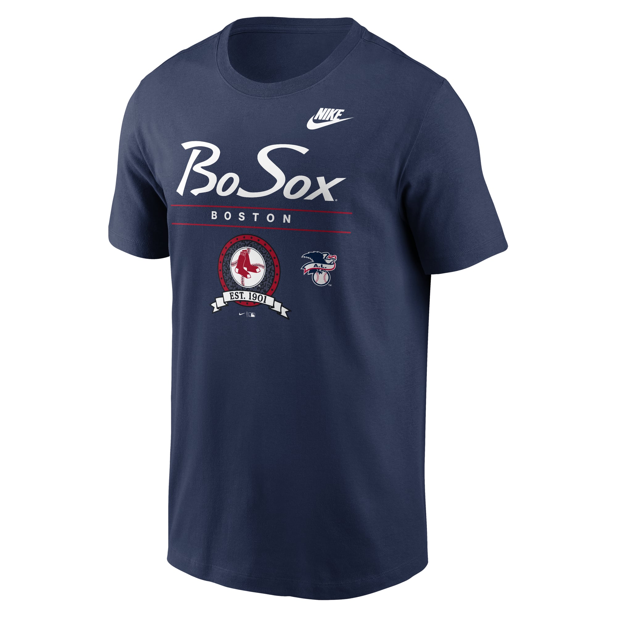 Men's Nike Navy Boston Red Sox Cooperstown Graphic T-Shirt
