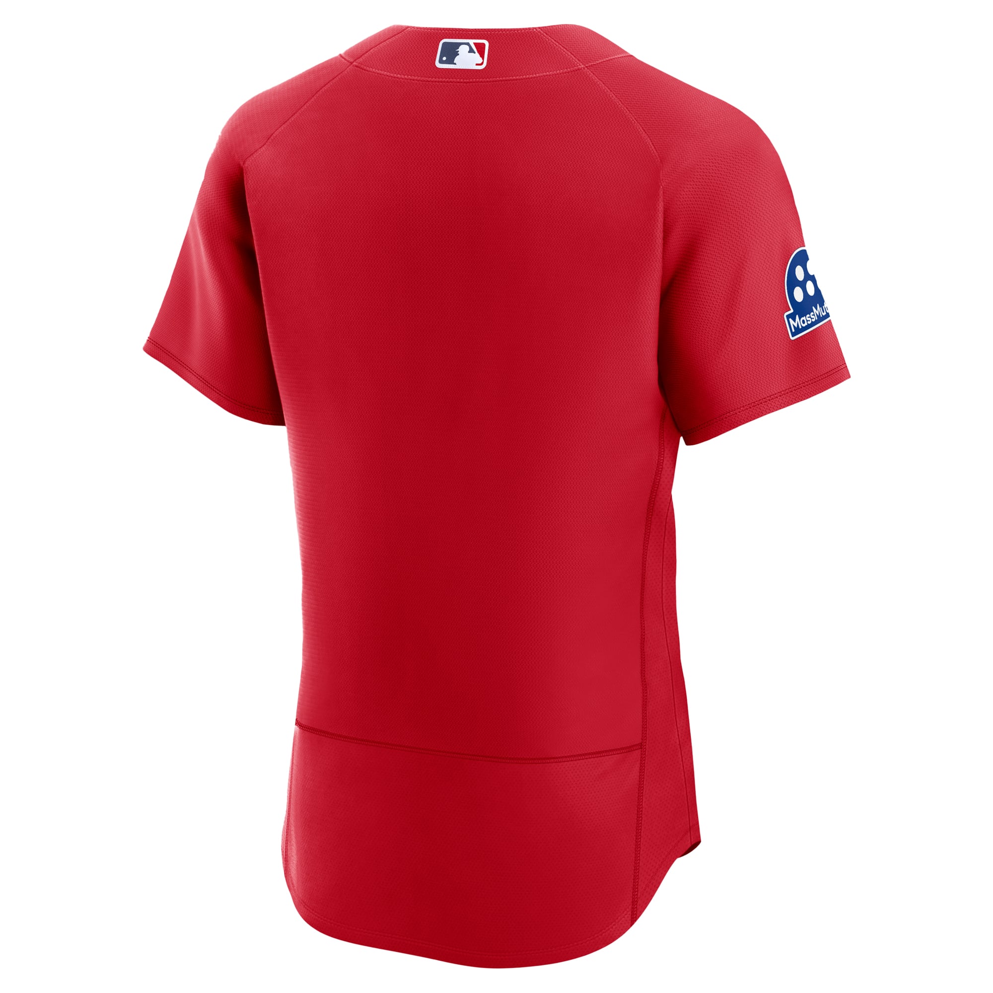 Men's Nike Red Boston Sox Alternate Sponsor Patch Authentic Jersey