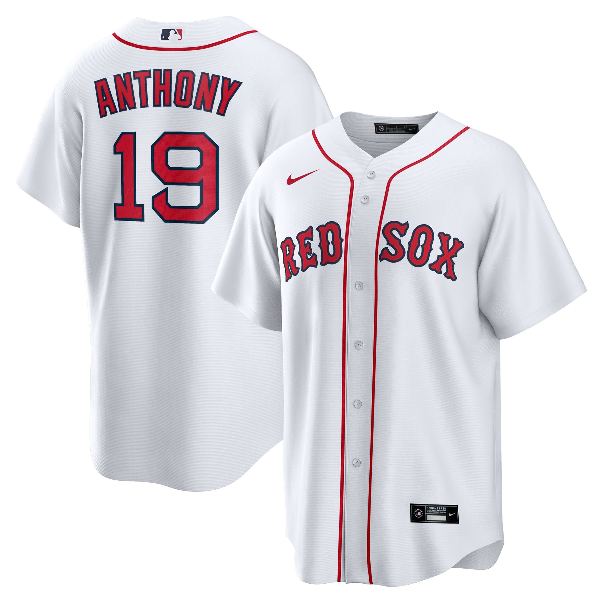 Maillot réplique domicile Nike Roman Anthony blanc des Red Sox de Boston pour homme