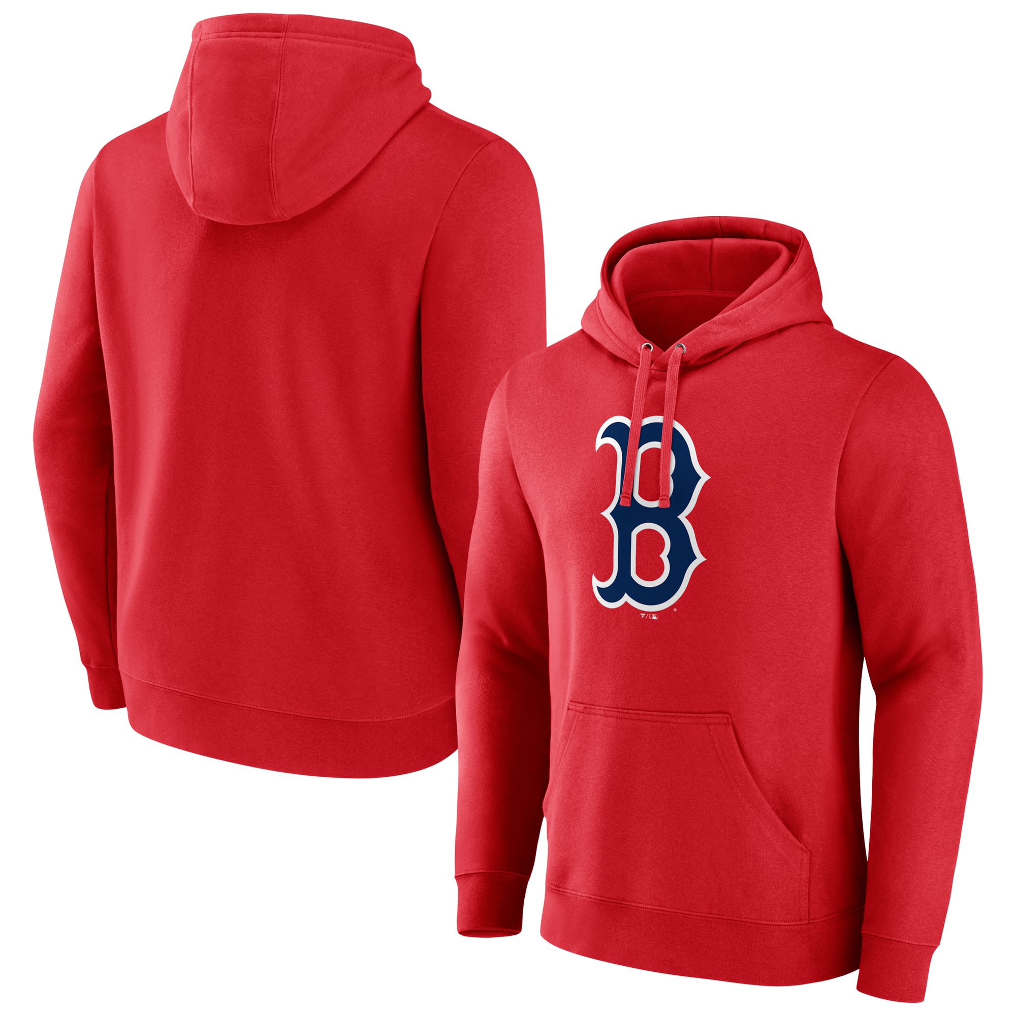 Men's Red Boston Sox Official Logo Hoodie