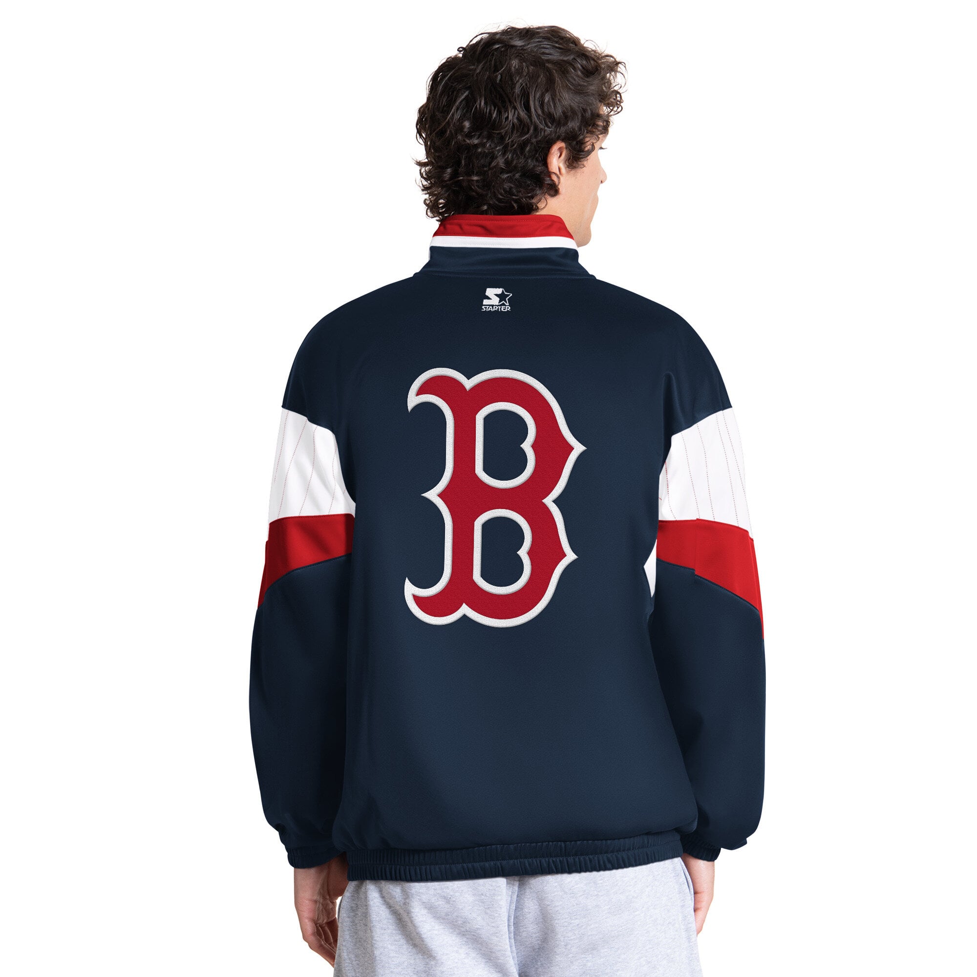 Veste de survêtement zippée intégrale Starter Navy Boston Red Sox Legacy pour homme