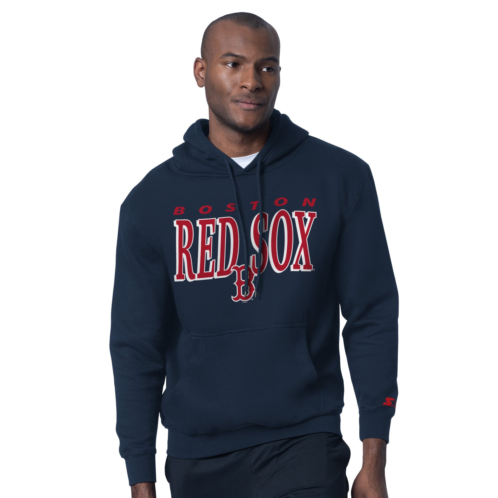 Ensemble sweat à capuche et t-shirt Starter bleu marine avec logo des Red Sox de Boston (homme)