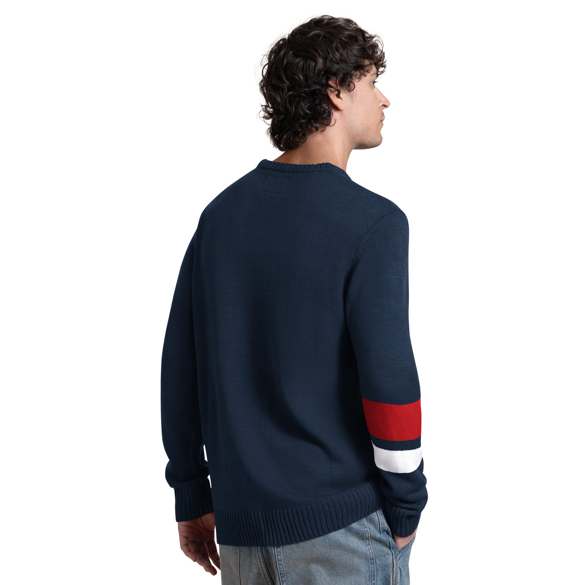 Pull rétro Boston Red Sox bleu marine pour homme, de la marque Starter.