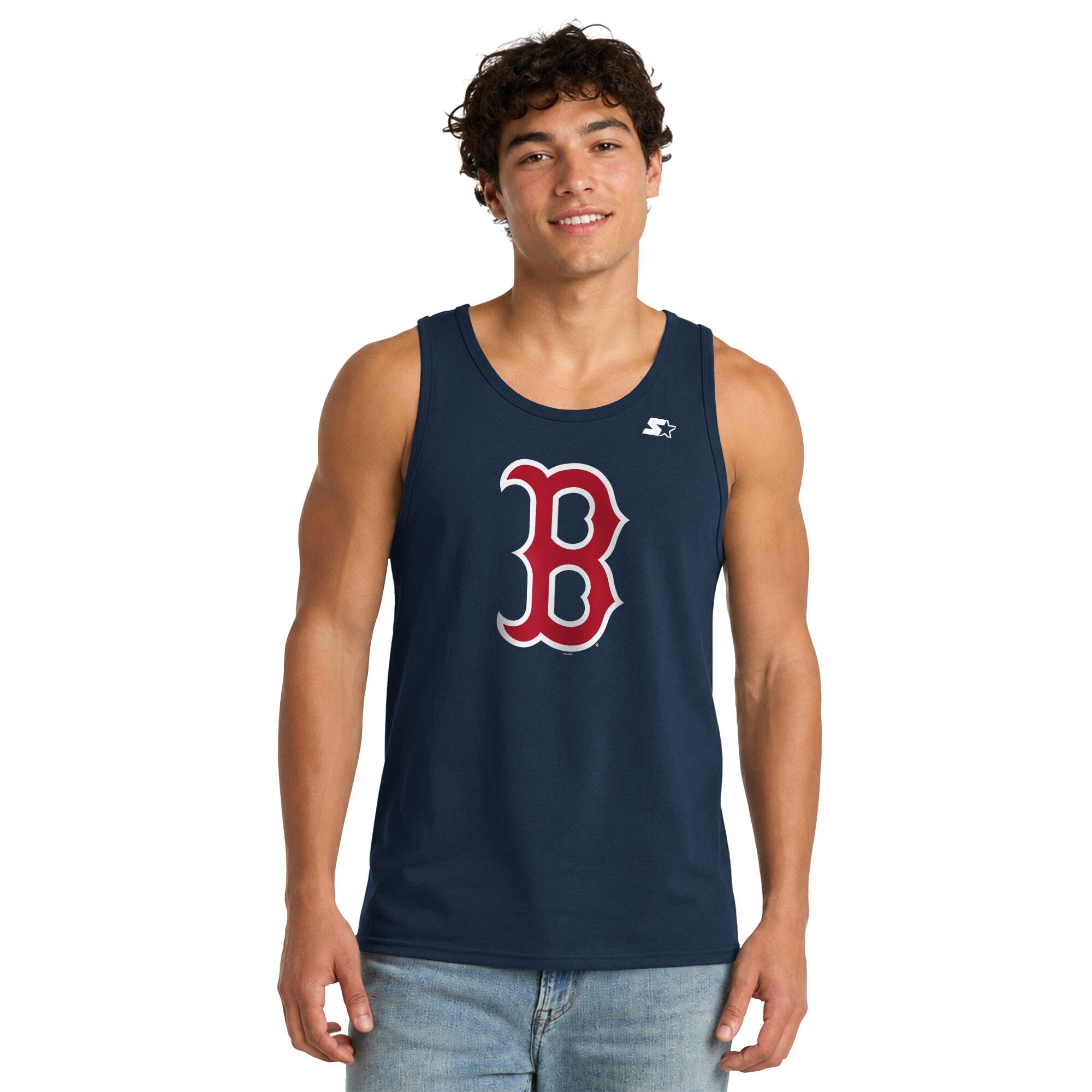 Débardeur homme Starter bleu marine Boston Red Sox