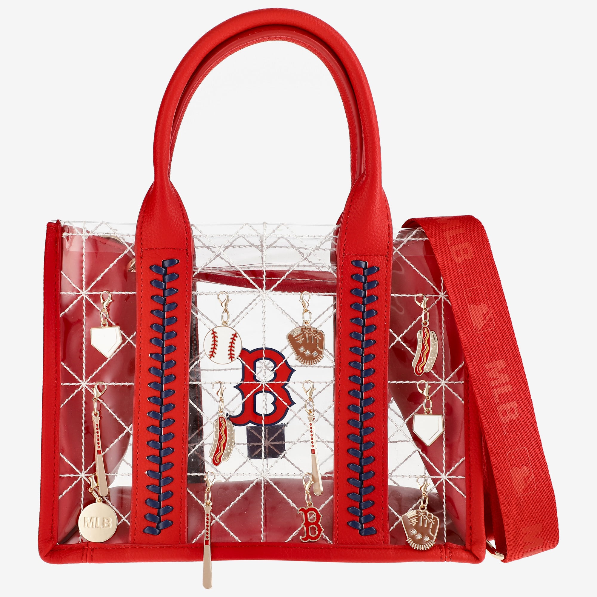 Sac cabas Montana West Boston Red Sox à coutures apparentes