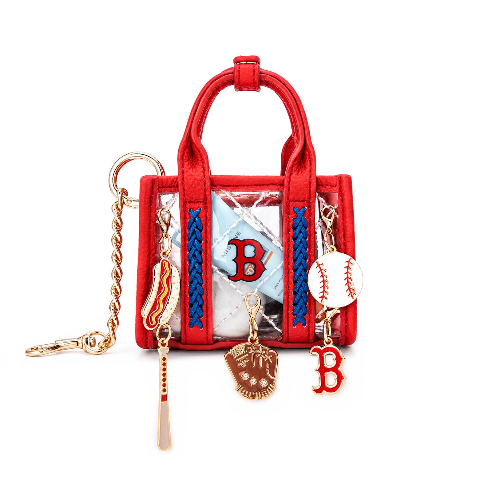 Porte-clés transparent Montana West Boston Red Sox