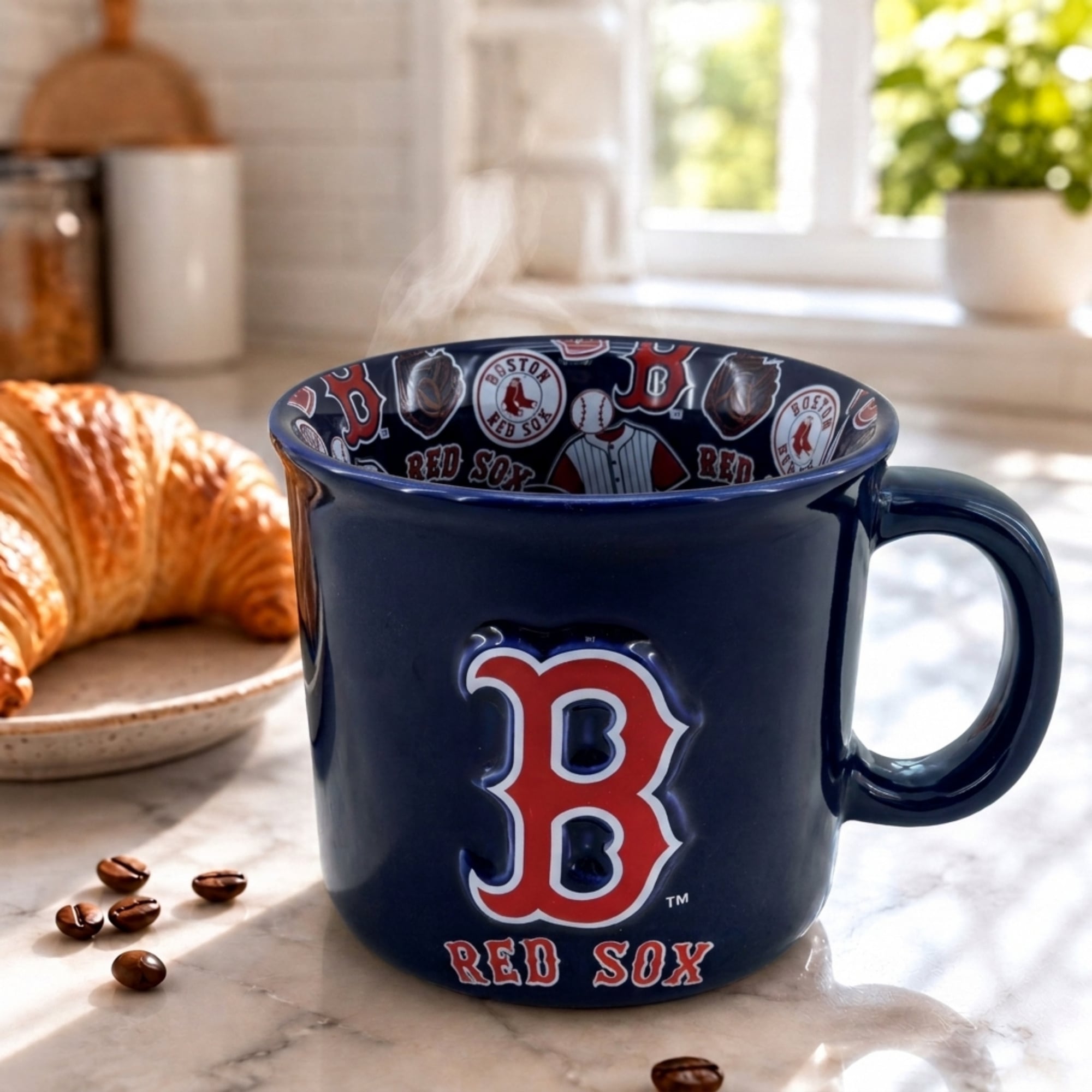 Mug Pegasus Boston Red Sox 17 oz (500 ml) à l'envers