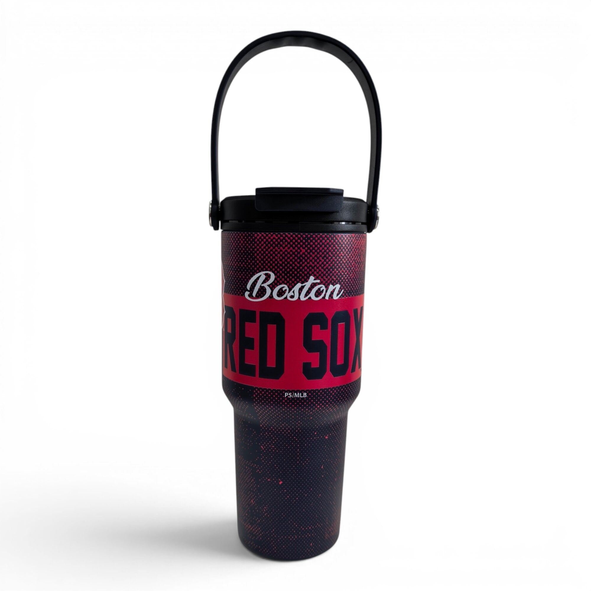 Pegasus Boston Red Sox 24oz. Speckled Gradient Stainless Steel Dual Top Water Bottle