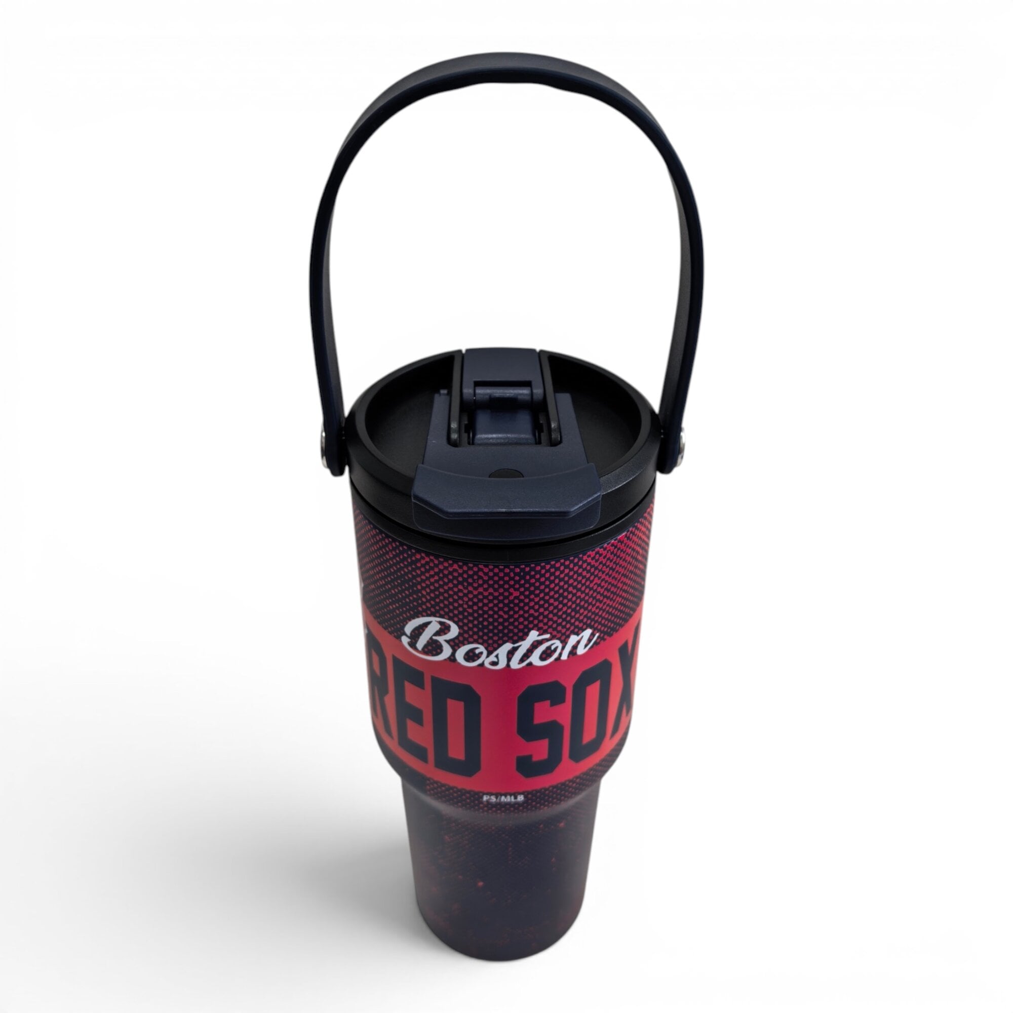 Pegasus Boston Red Sox 24oz. Speckled Gradient Stainless Steel Dual Top Water Bottle
