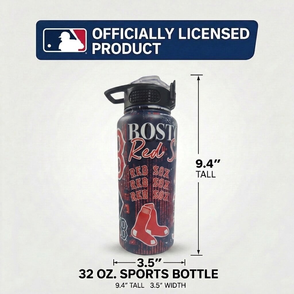 Pegasus Boston Red Sox 32oz. Home Field Mashup Stainless Steel ProPress Water Bottle