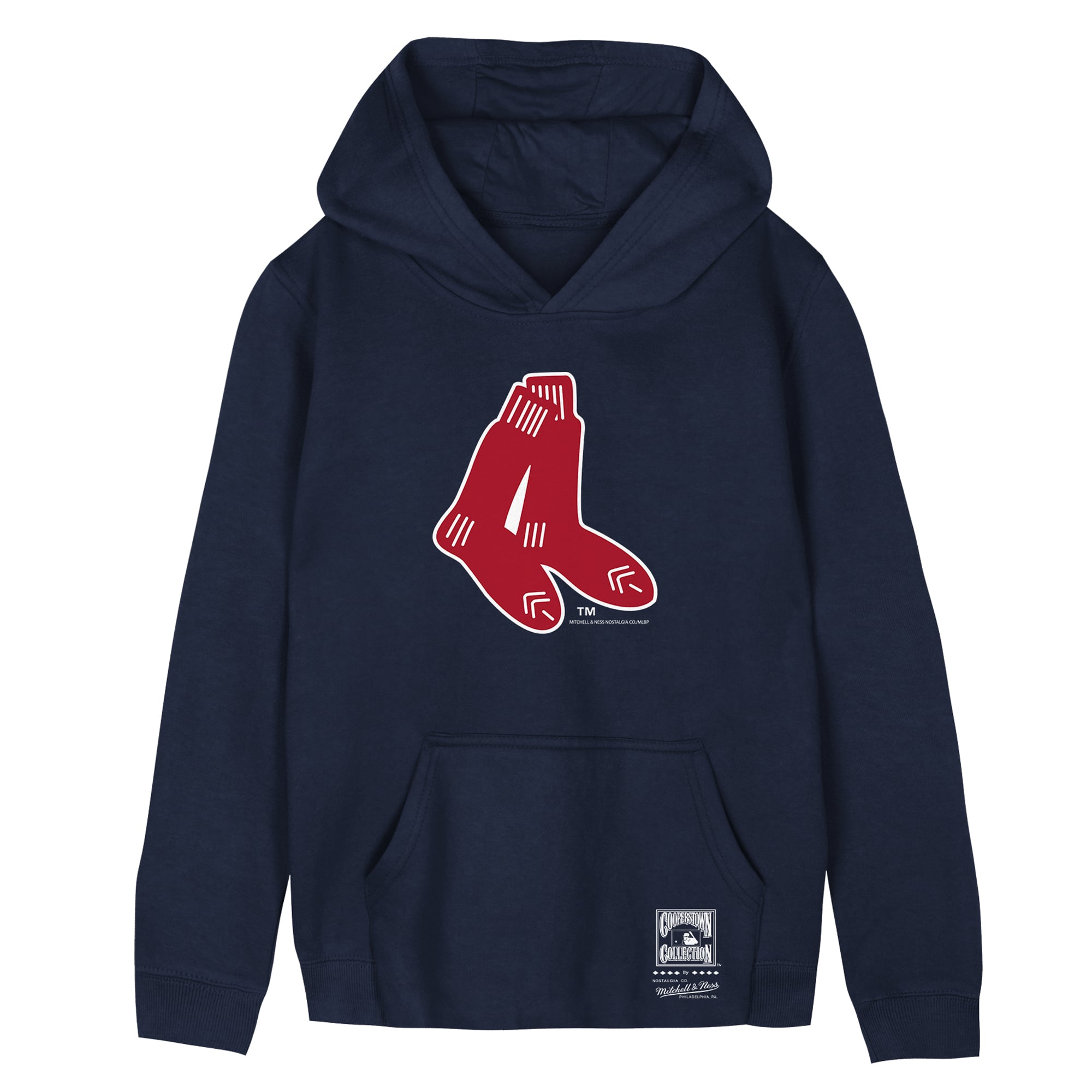 Preschool Mitchell & Ness  Navy Boston Red Sox Retro Logo Hoodie