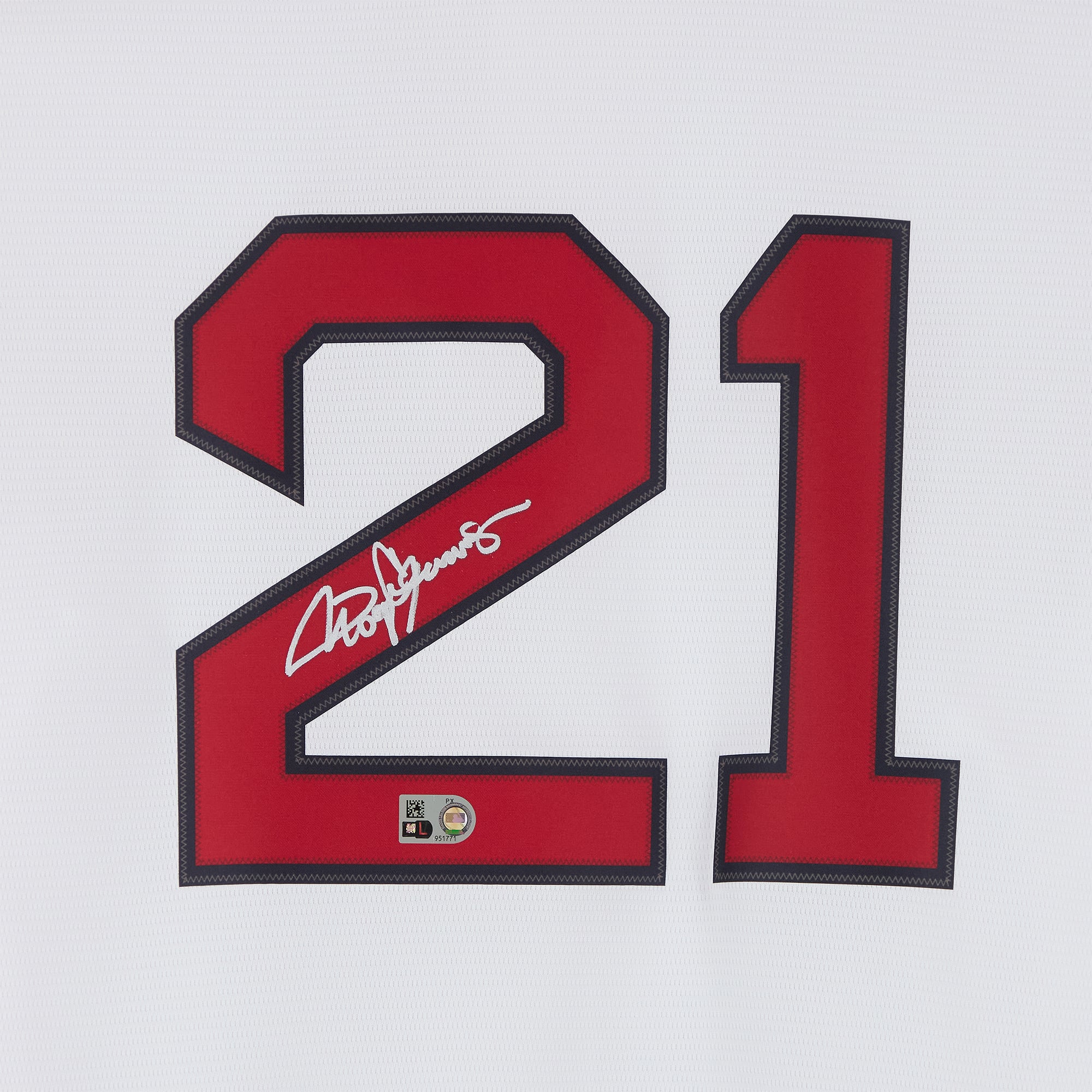 Roger Clemens Boston Red Sox Autographed White Nike Replica Jersey