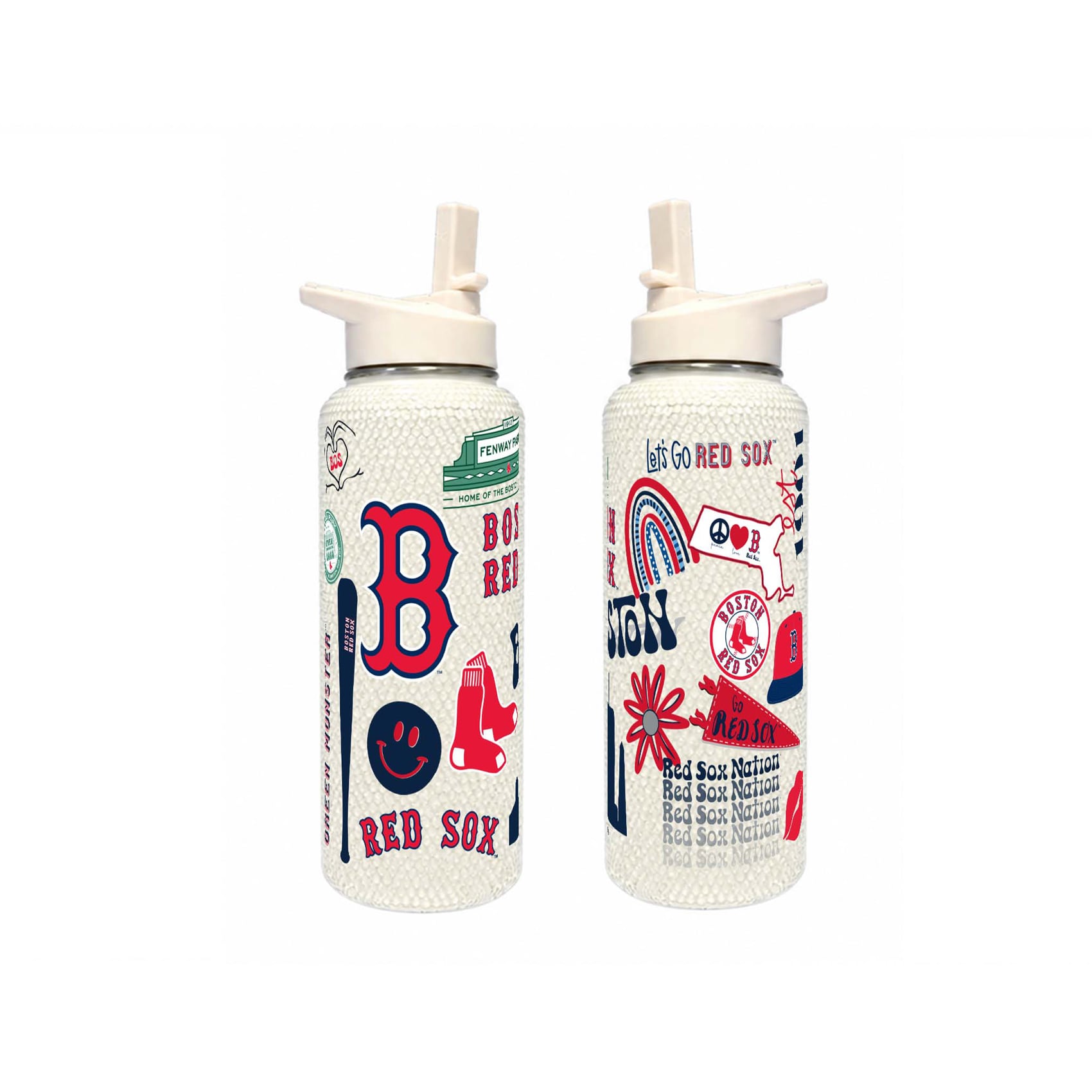 The Memory Company Boston Red Sox 34oz. Bling Quencher Bottle