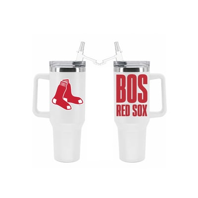 Boston Red Sox The Memory Company 40oz. Stainless Steel Tumbler with Flip Straw