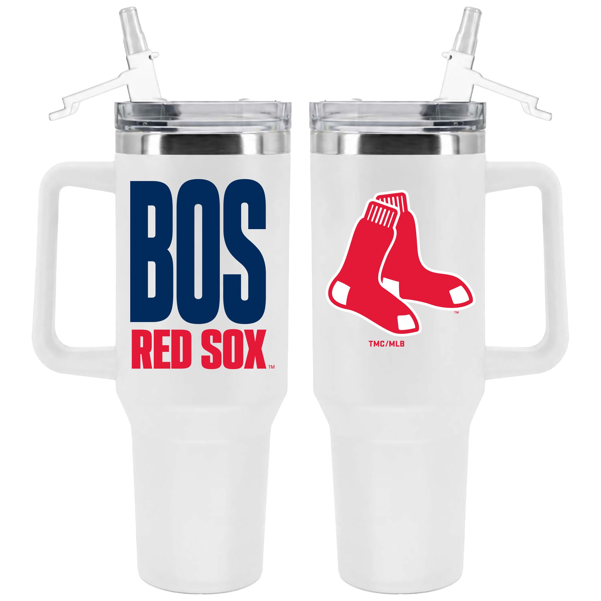 The Memory Company Boston Red Sox 40oz. Stainless Steel Tumbler with Flip Straw