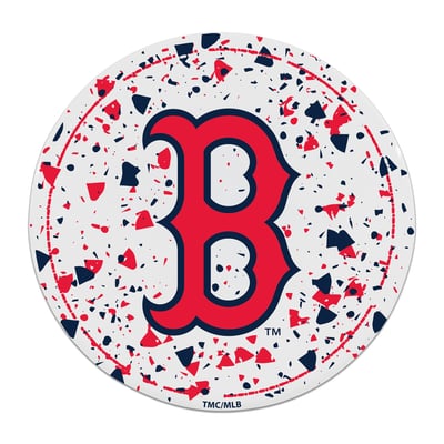 Boston Red Sox The Memory Company Circle Ceramic Coaster Set