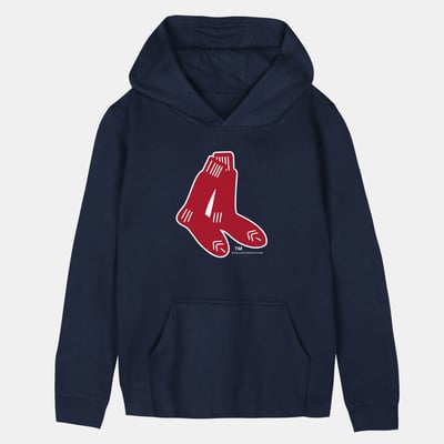  Boston Red Sox Mitchell & Ness Toddler Retro Logo Hoodie - Navy