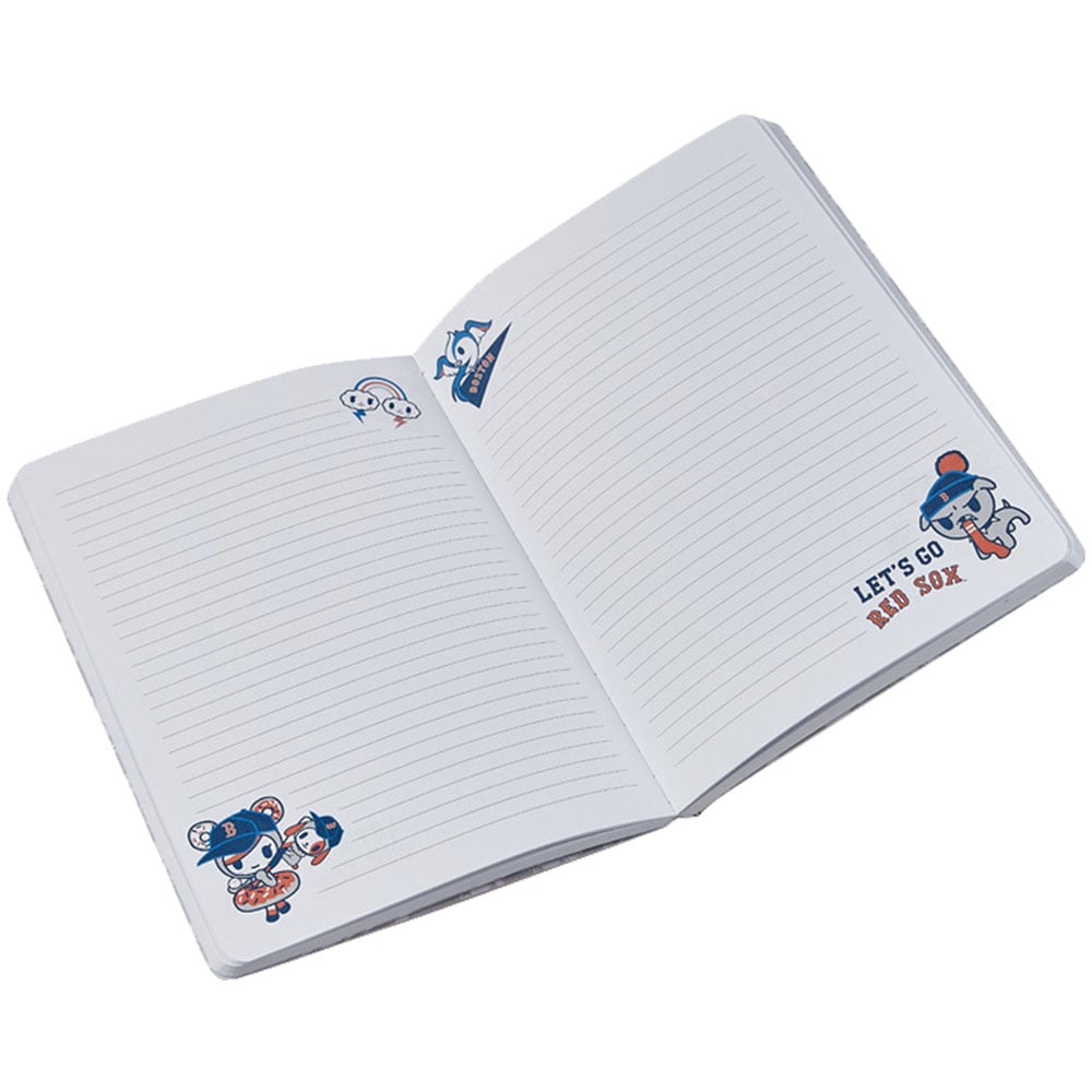 tokidoki Boston Red Sox Carnet 10" x 7"
